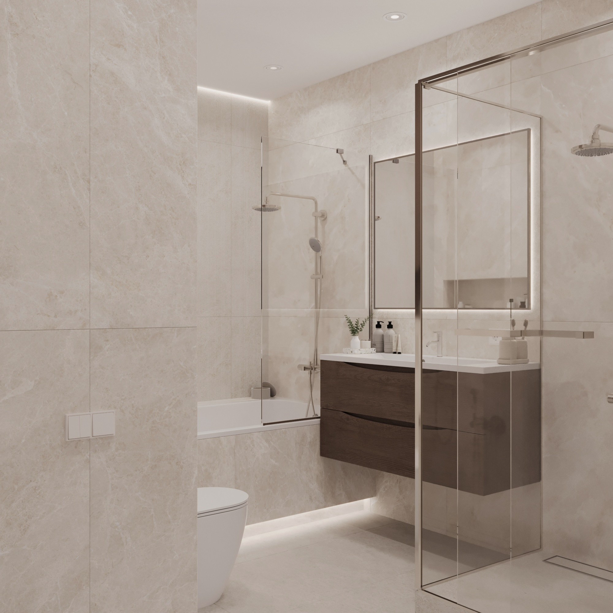 ЖК Крылатский, 68 м². Дизайнер интерьера LEVITSKAYA VIKTORIA