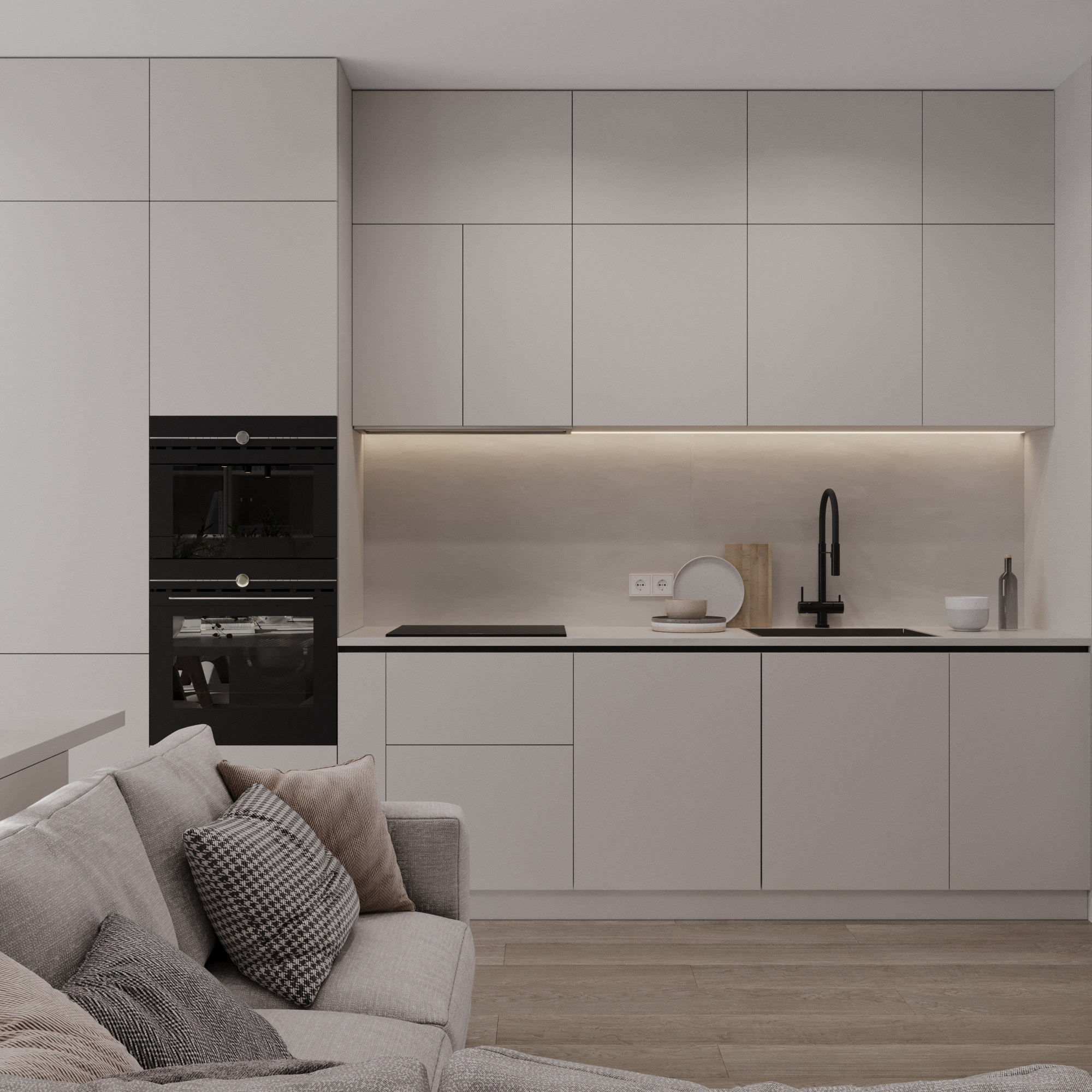 ЖК Крылатский, 68 м². Дизайнер интерьера LEVITSKAYA VIKTORIA