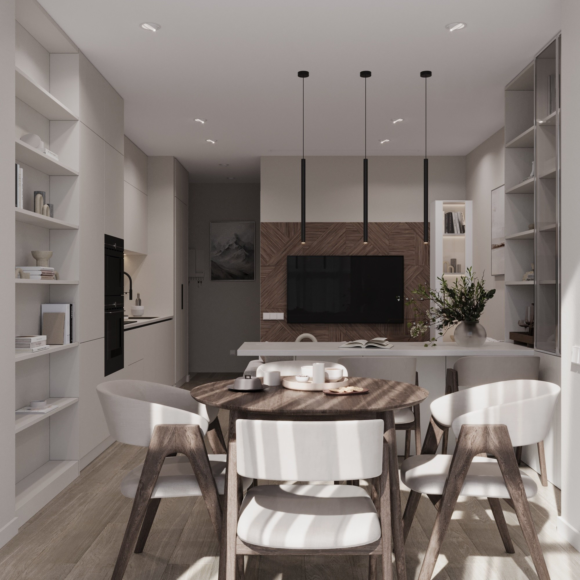 ЖК Крылатский, 68 м². Дизайнер интерьера LEVITSKAYA VIKTORIA