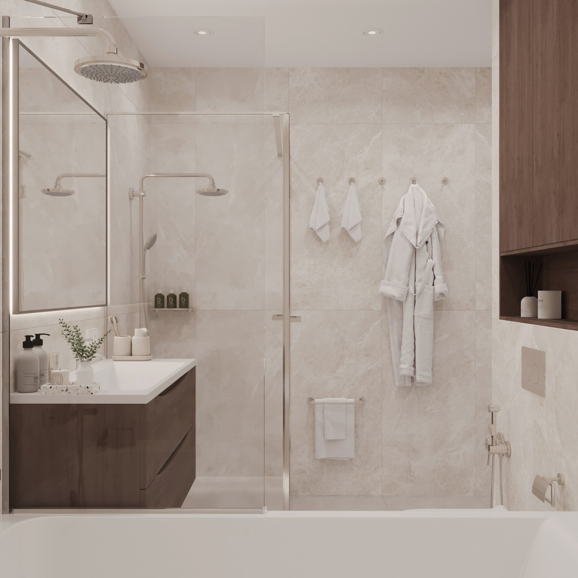 ЖК Крылатский, 68 м². Дизайнер интерьера LEVITSKAYA VIKTORIA
