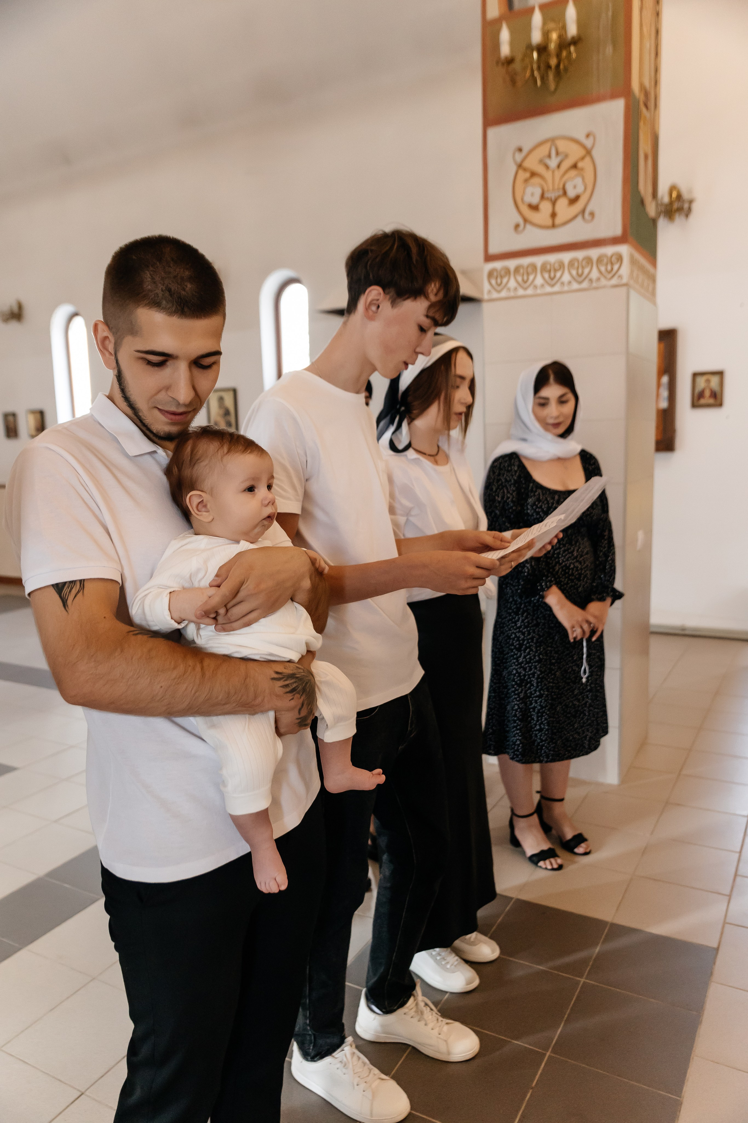 Крещение Дамира. Семейный фотограф Минск Усова Ольга