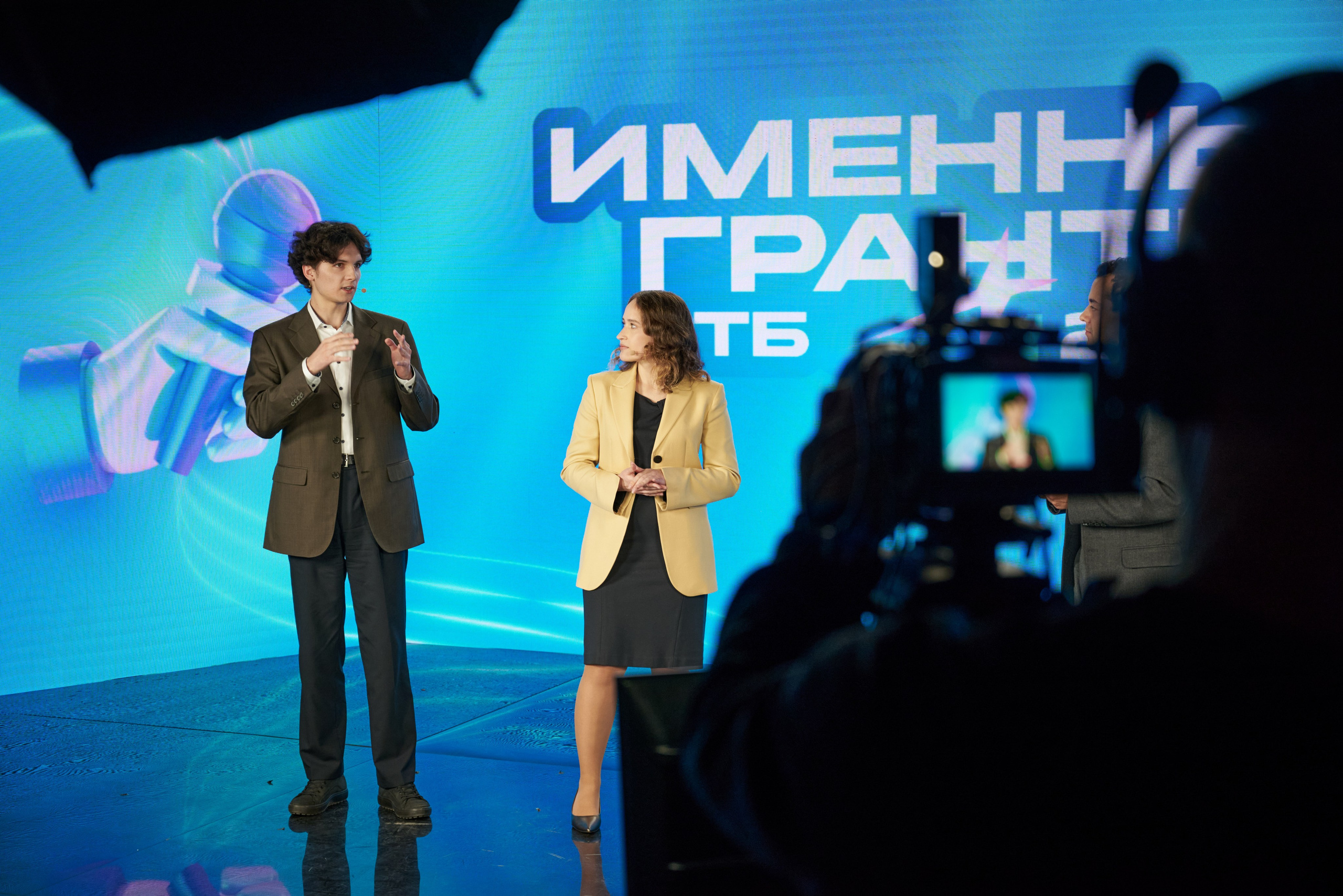 Backstage съёмка трансляции ВТБ Именные гранты 2025
