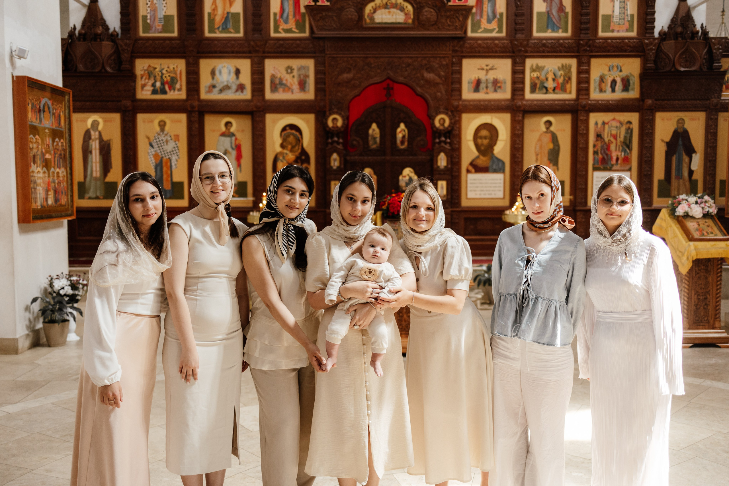 Таинство Крещения Саши. Фотограф новорождённых Newborn Москва