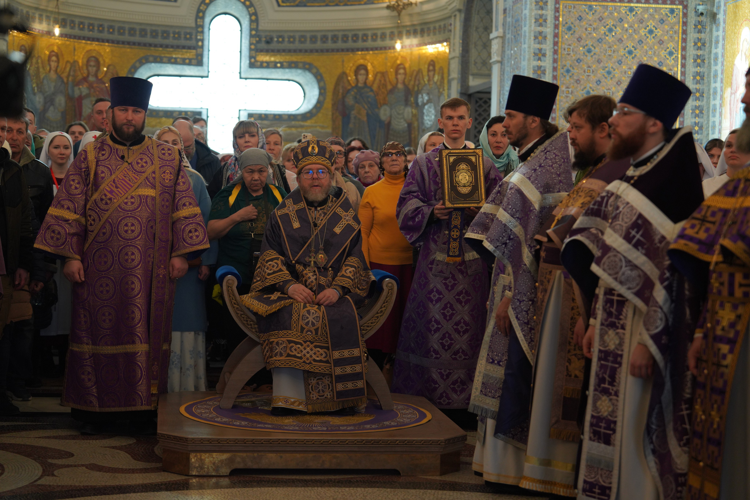 Съемка в храме