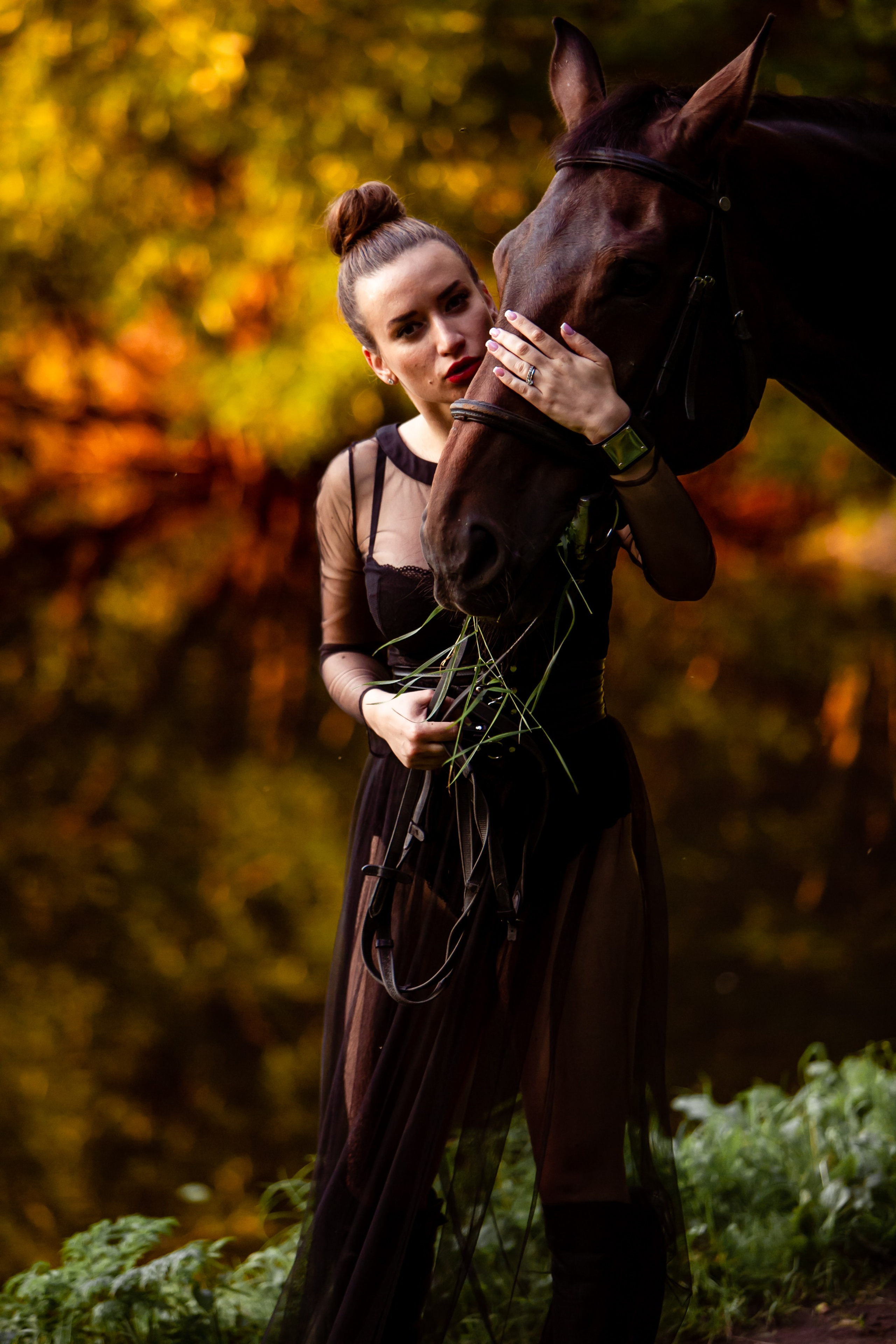 Фото с лошадьми. Фотограф Елена Лагода