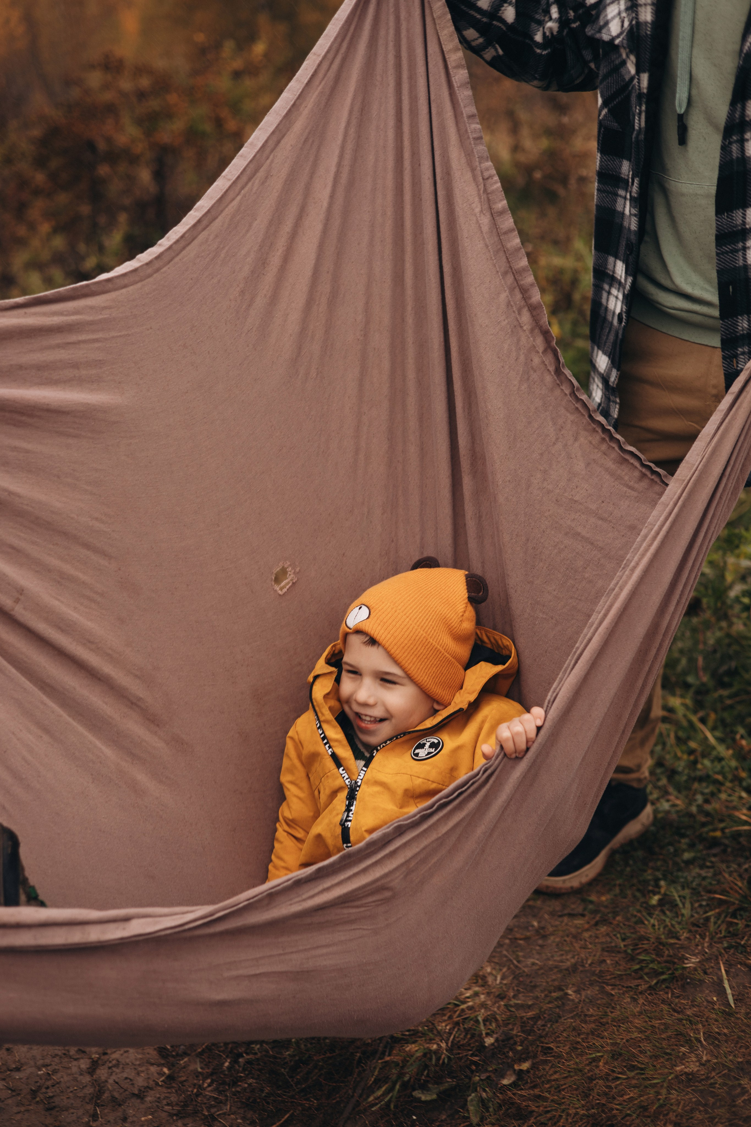 Осенняя фотосессия на Ореховых холмах. Семейный фотограф в Москве Марина Петра