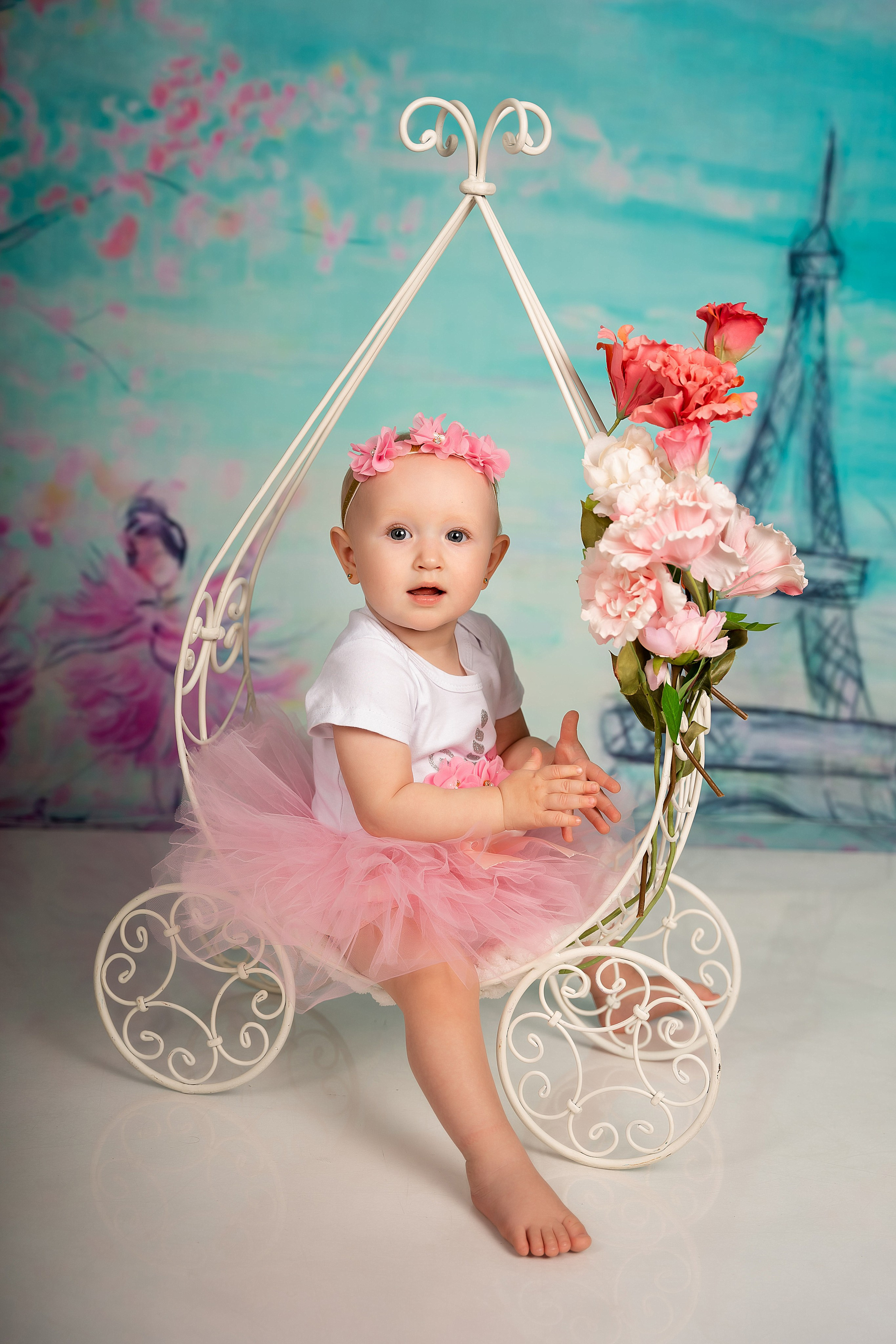 1 годик девочки. Семейная фотостудия Горшковых