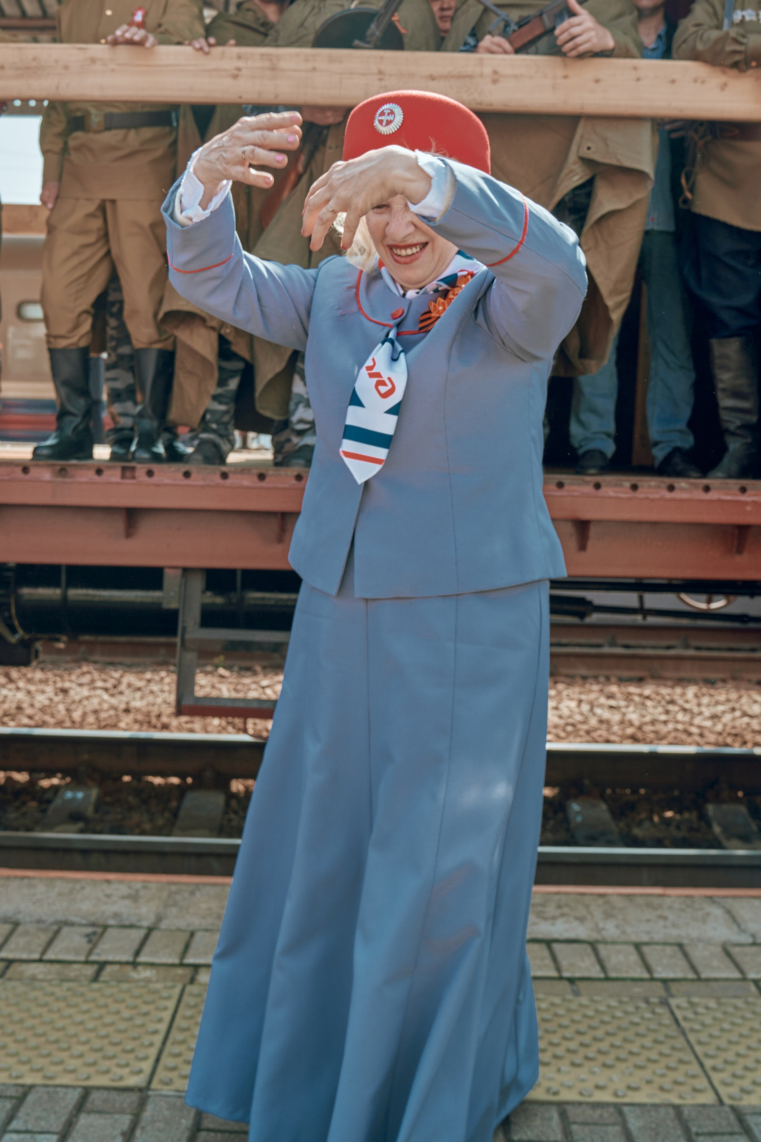 Поезд Победы!. Фотограф во Владивостоке