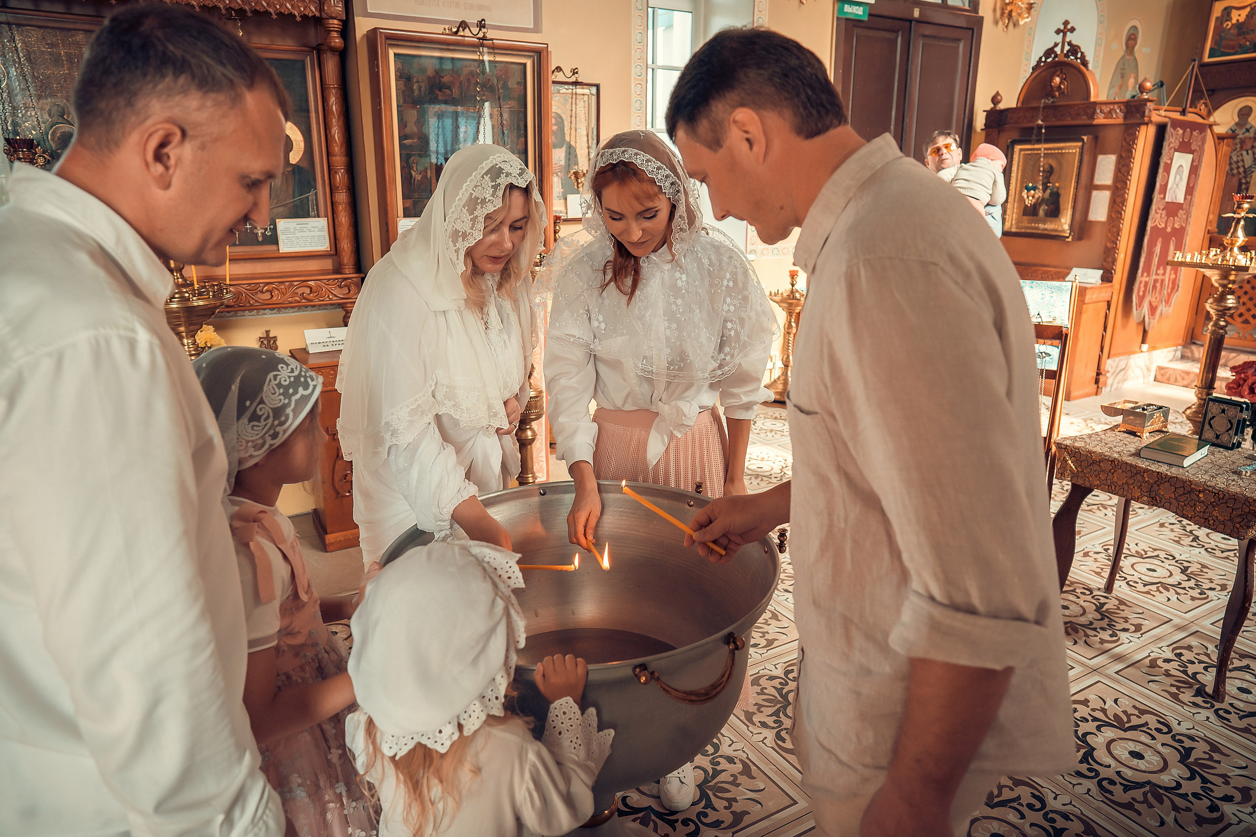 Крещение Даны. Фотограф на Крещение и Венчание в Красноярске Рамазанова Юлия