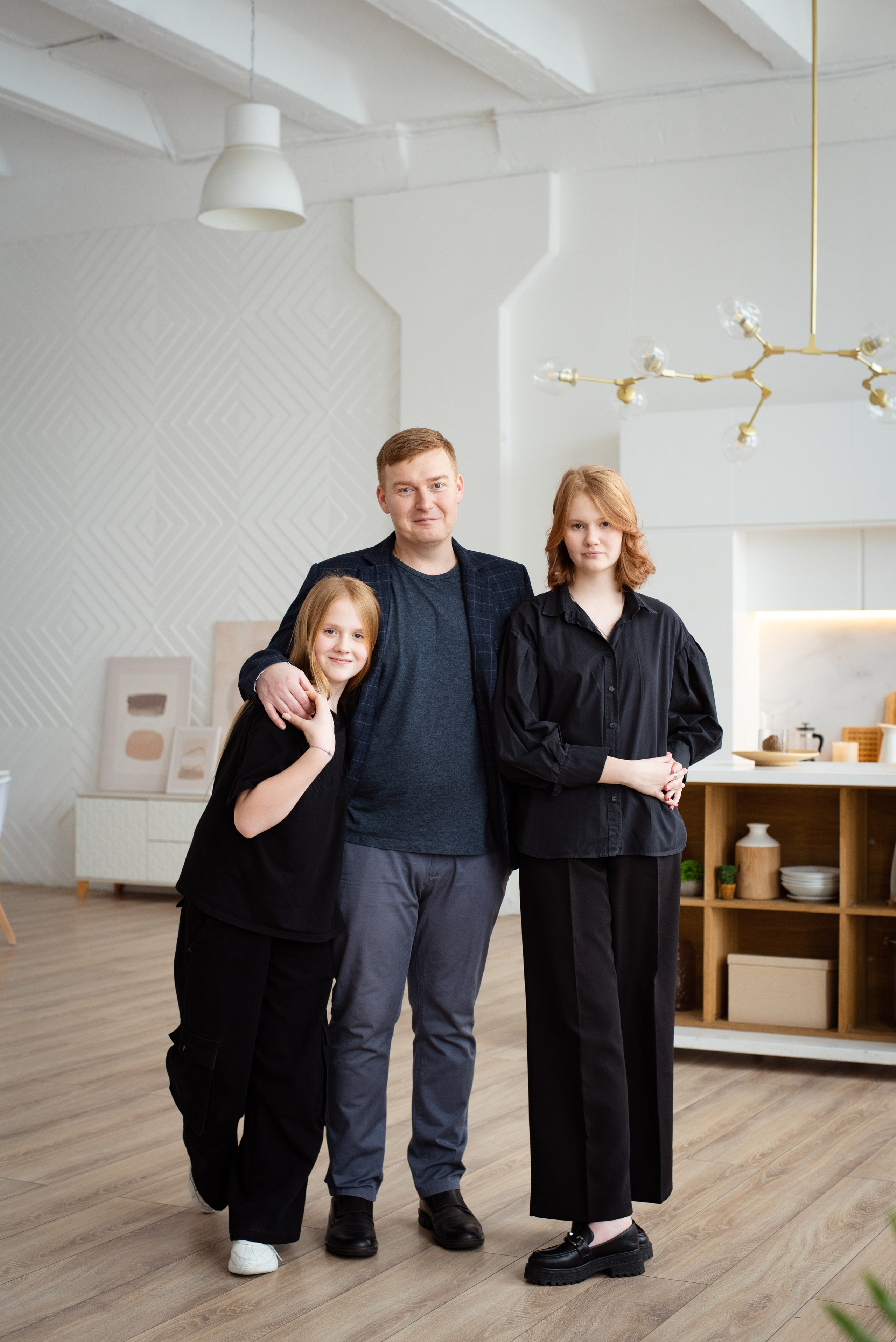 Семейная фотосессия в студии. Фотограф в Москве, Красногорске Анна Силицкая