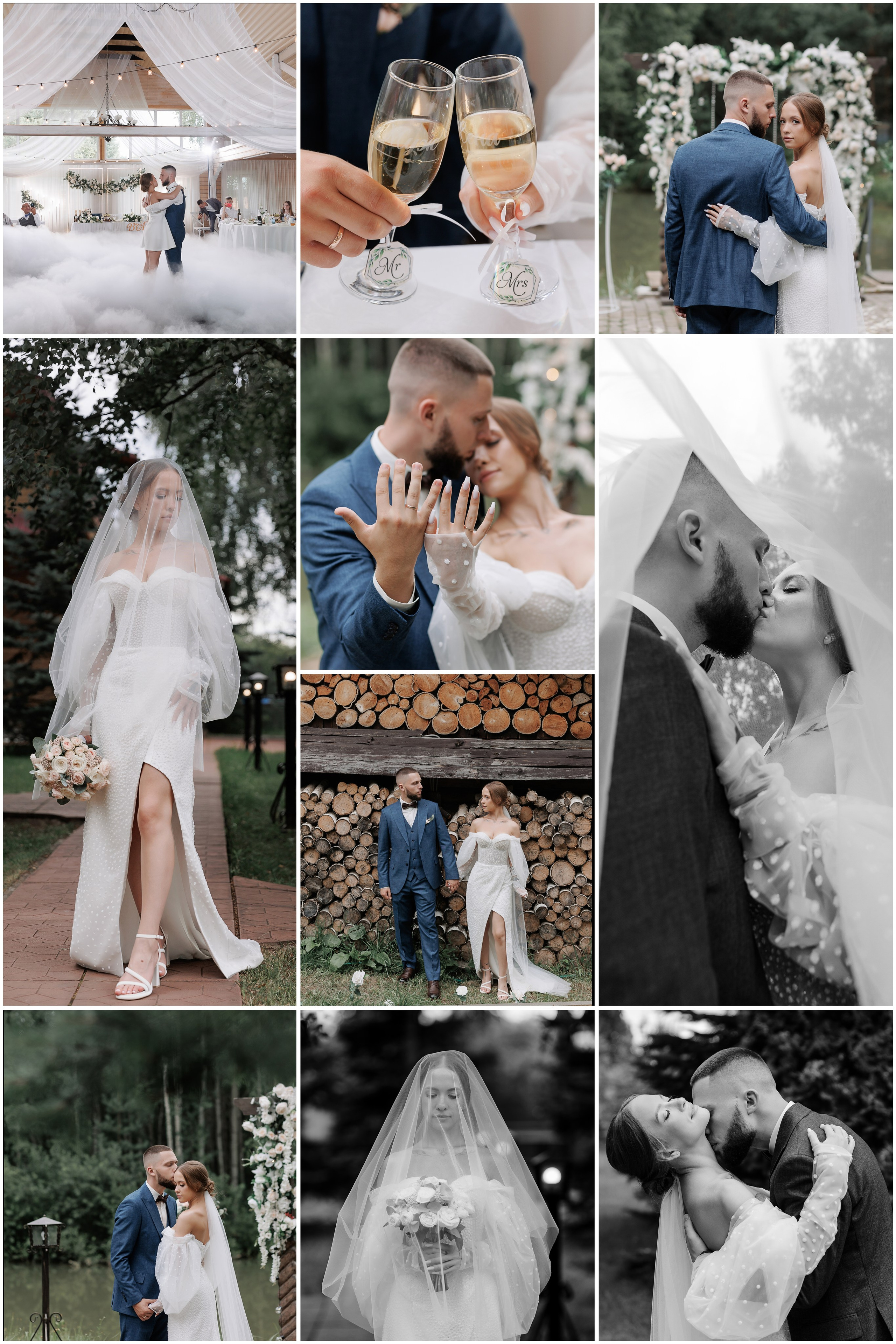 Свадебная фотосессия, свадебный фотограф, фотограф на свадьбу. Свадебный и семейный фотограф в Твери и Тверской области