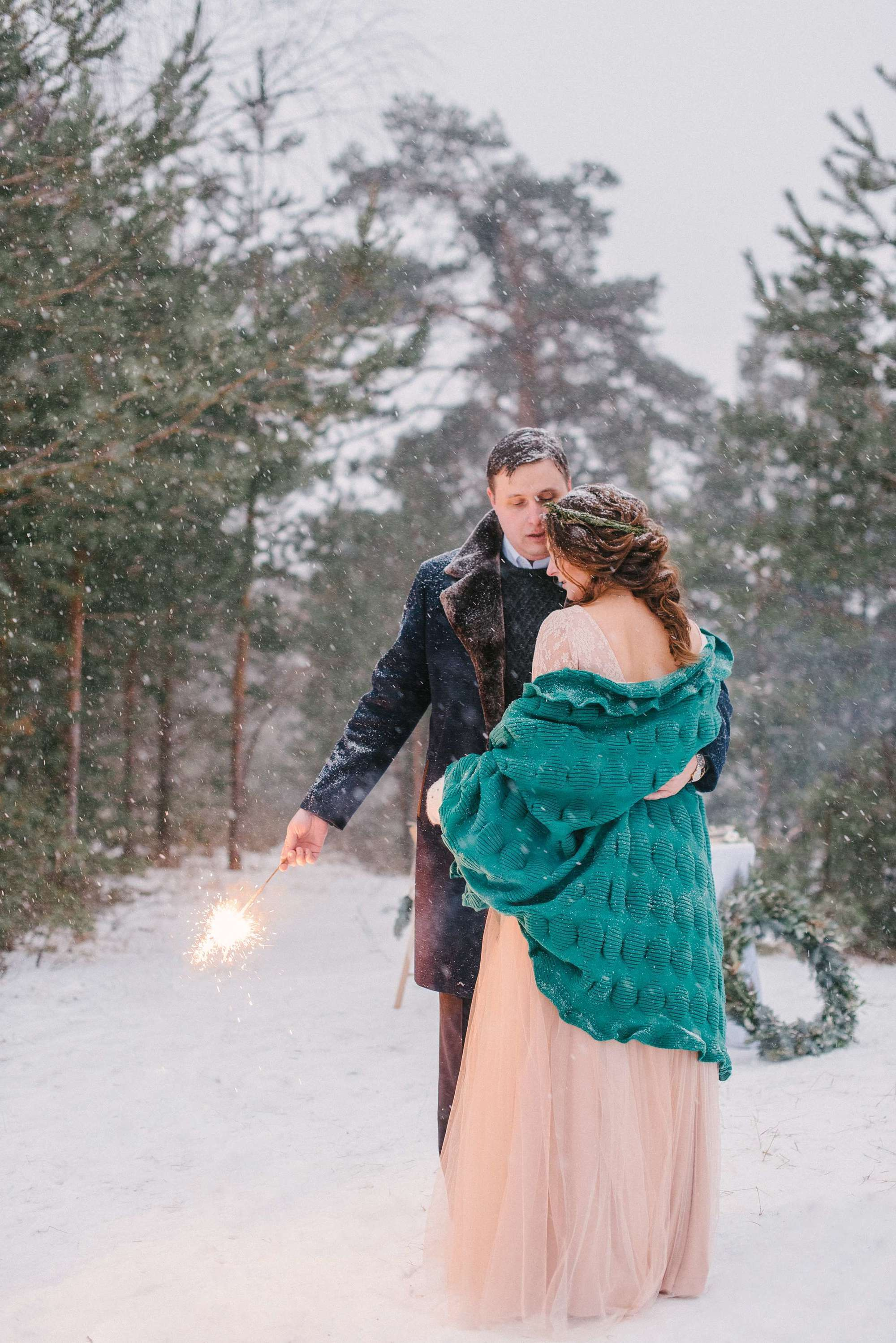 Sasha & Kolya, real winter wedding. Свадебный фотограф Аня Милграм