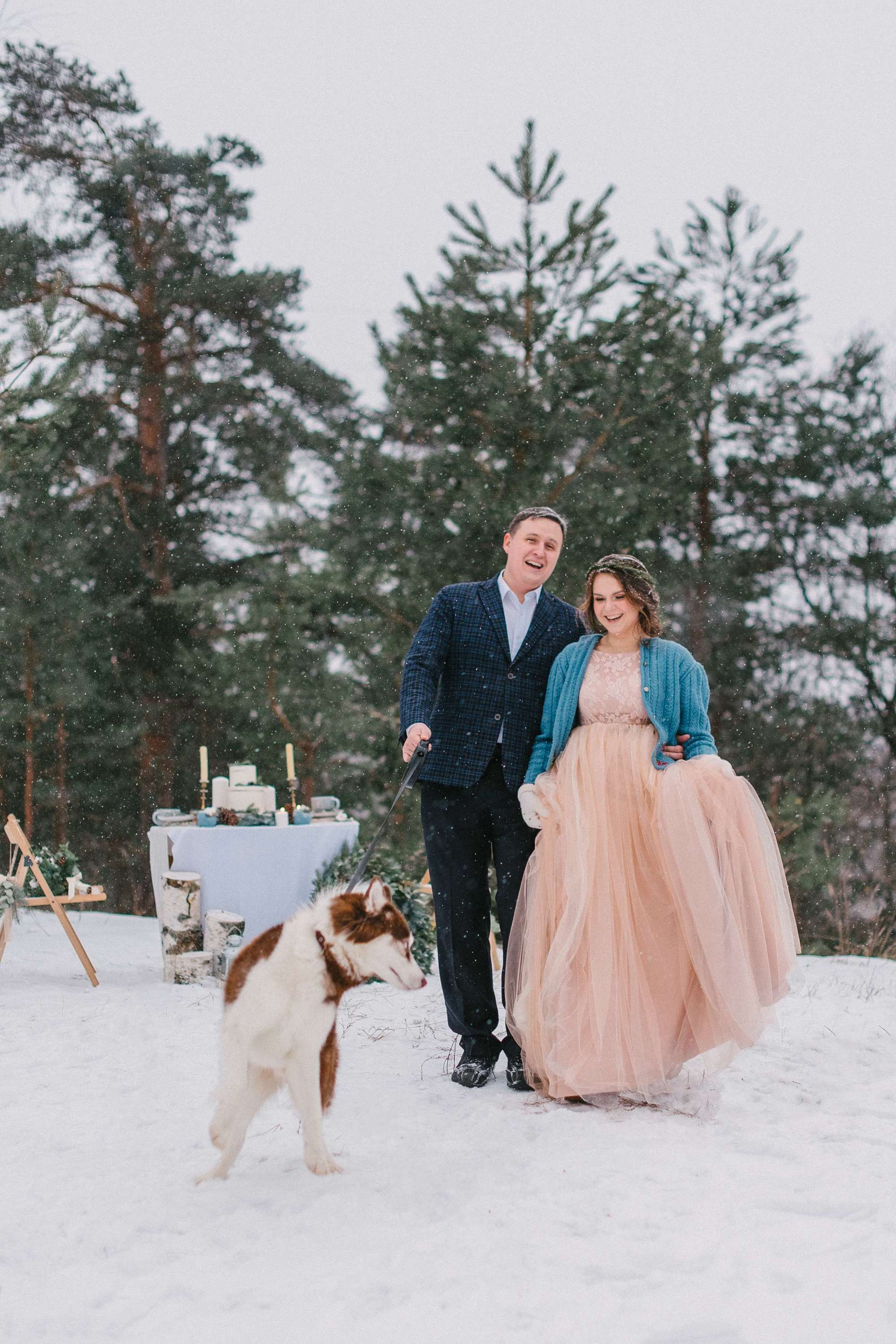 Sasha & Kolya, real winter wedding. Свадебный фотограф Аня Милграм