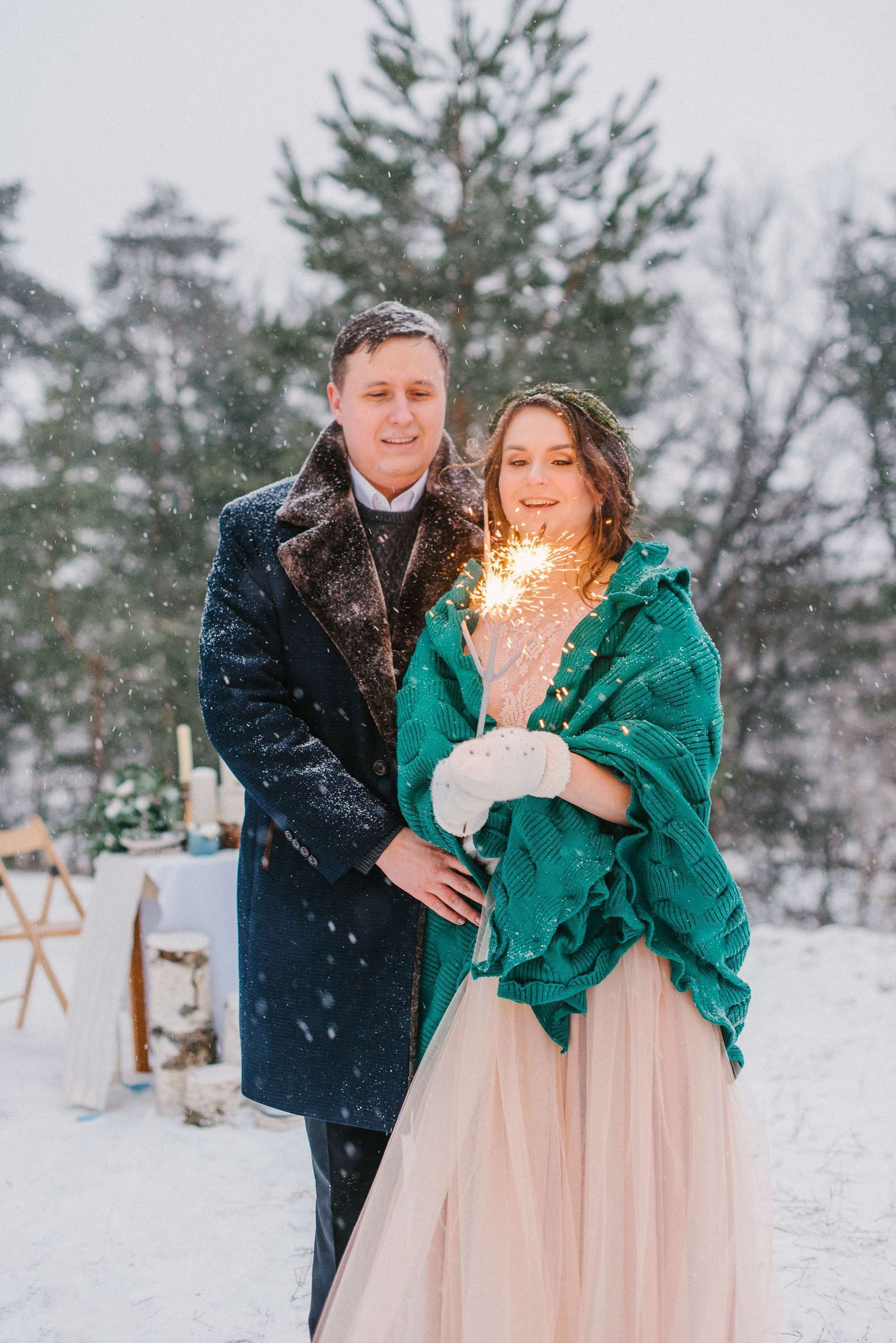 Sasha & Kolya, real winter wedding. Свадебный фотограф Аня Милграм