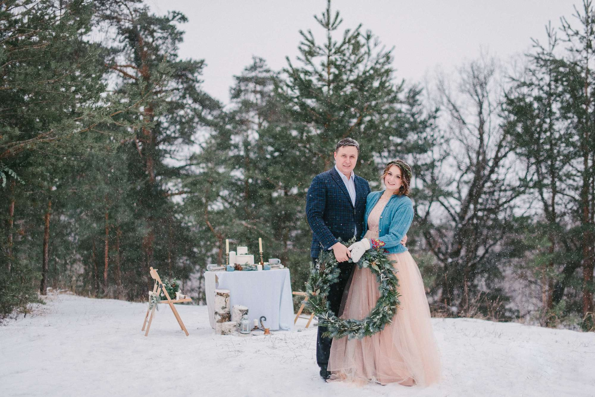 Sasha & Kolya, real winter wedding. Свадебный фотограф Аня Милграм