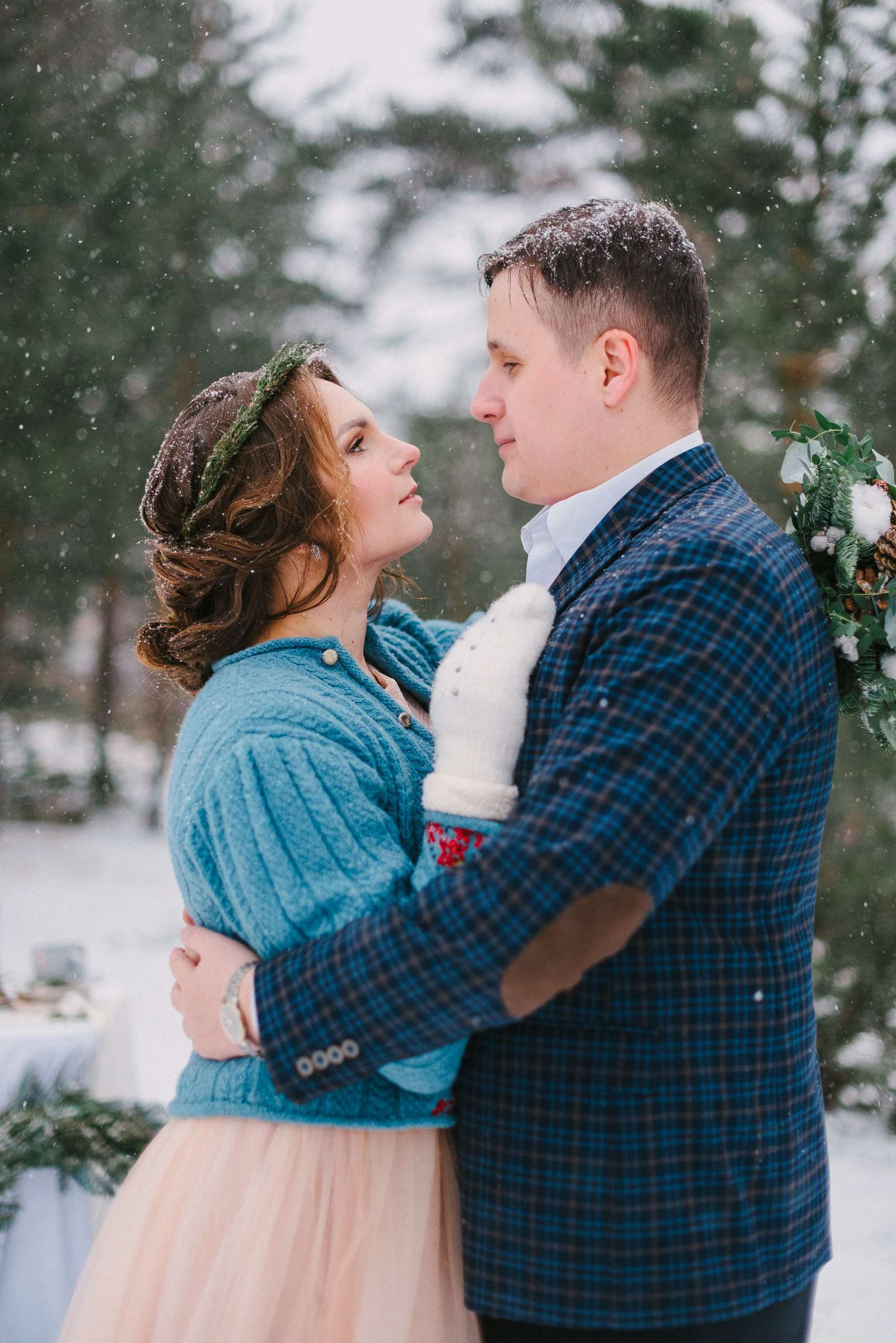 Sasha & Kolya, real winter wedding. Свадебный фотограф Аня Милграм