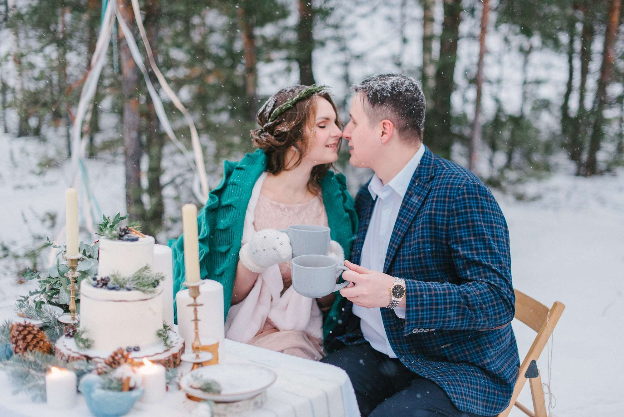 Sasha & Kolya, real winter wedding. Свадебный фотограф Аня Милграм