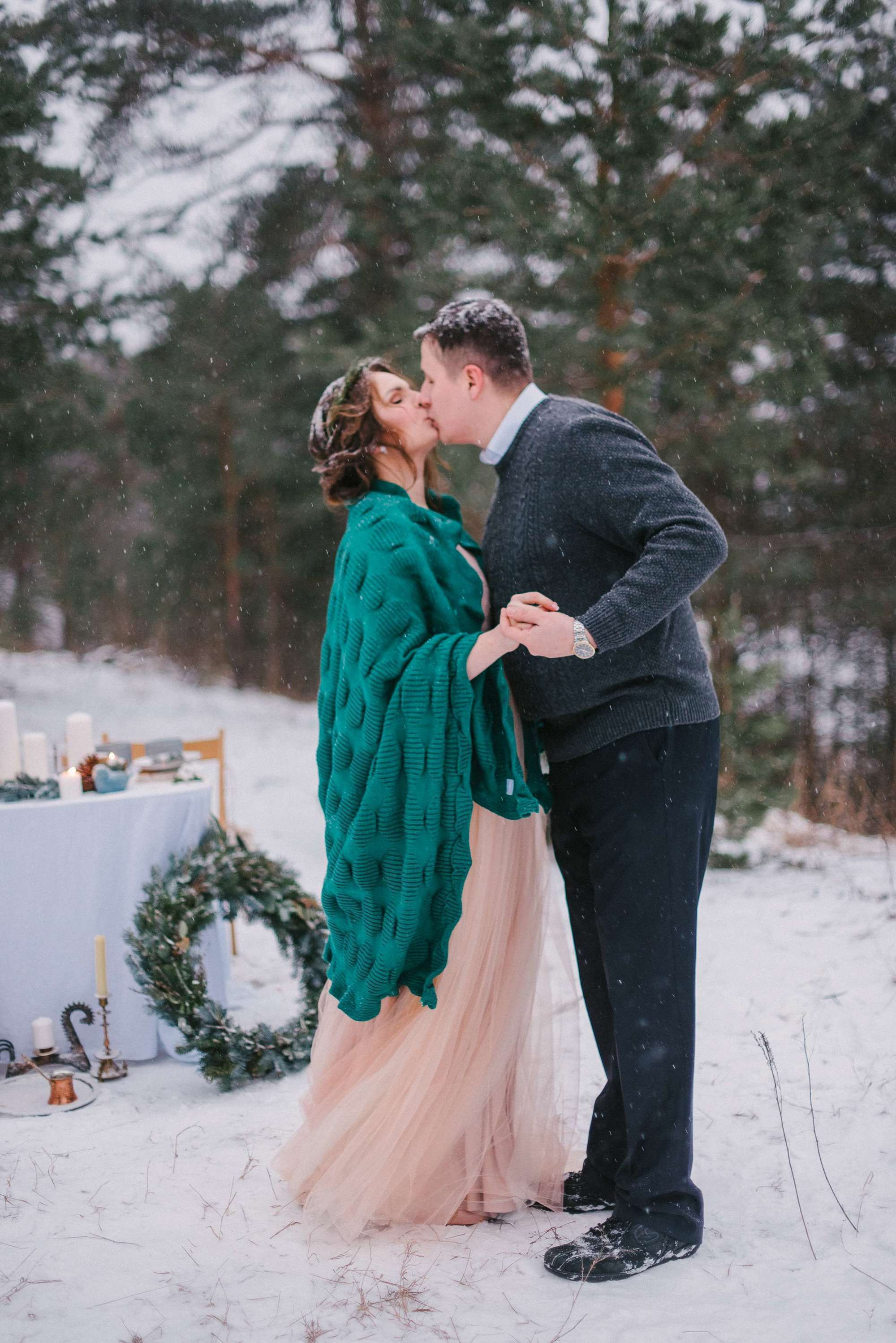 Sasha & Kolya, real winter wedding. Свадебный фотограф Аня Милграм