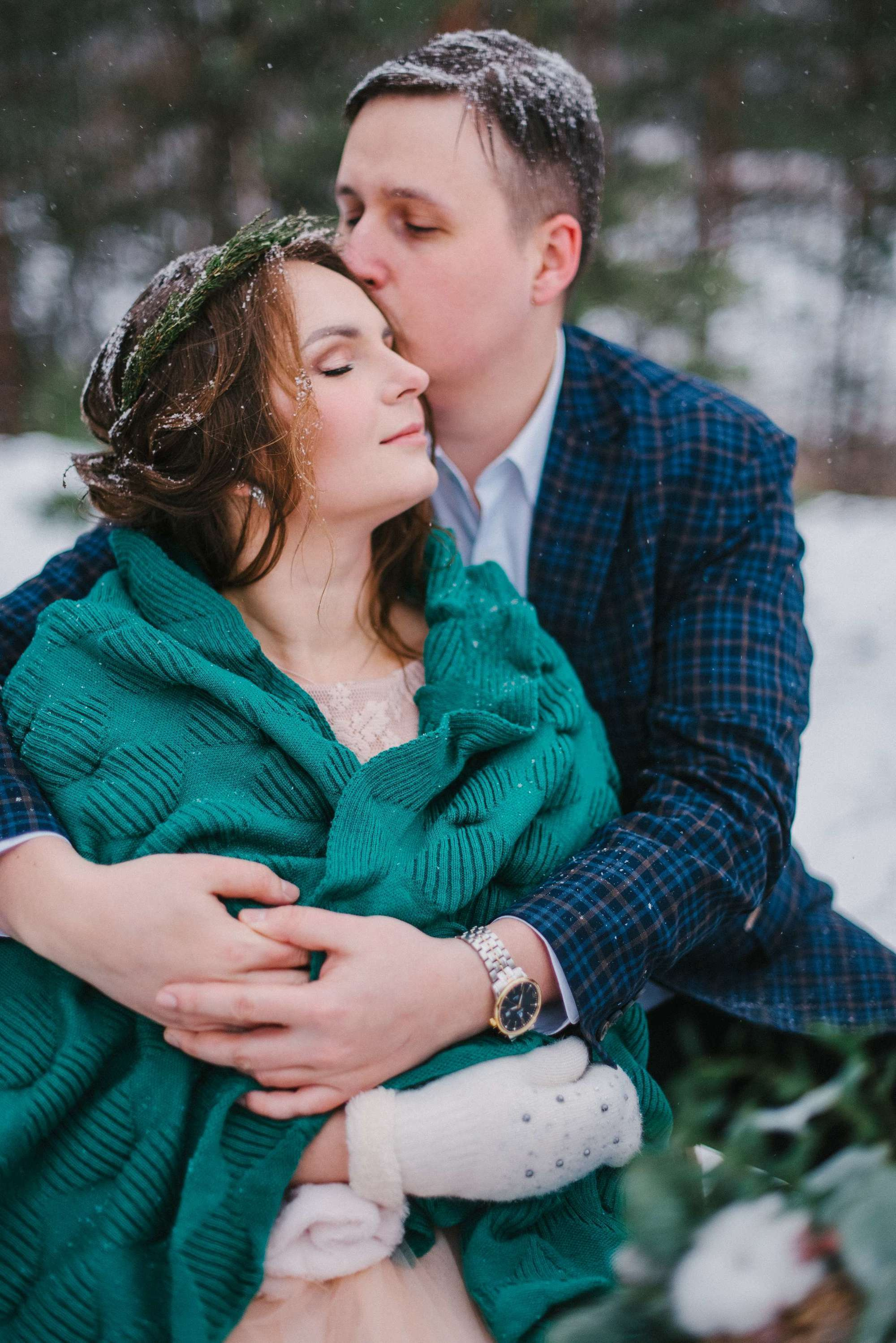 Sasha & Kolya, real winter wedding. Свадебный фотограф Аня Милграм