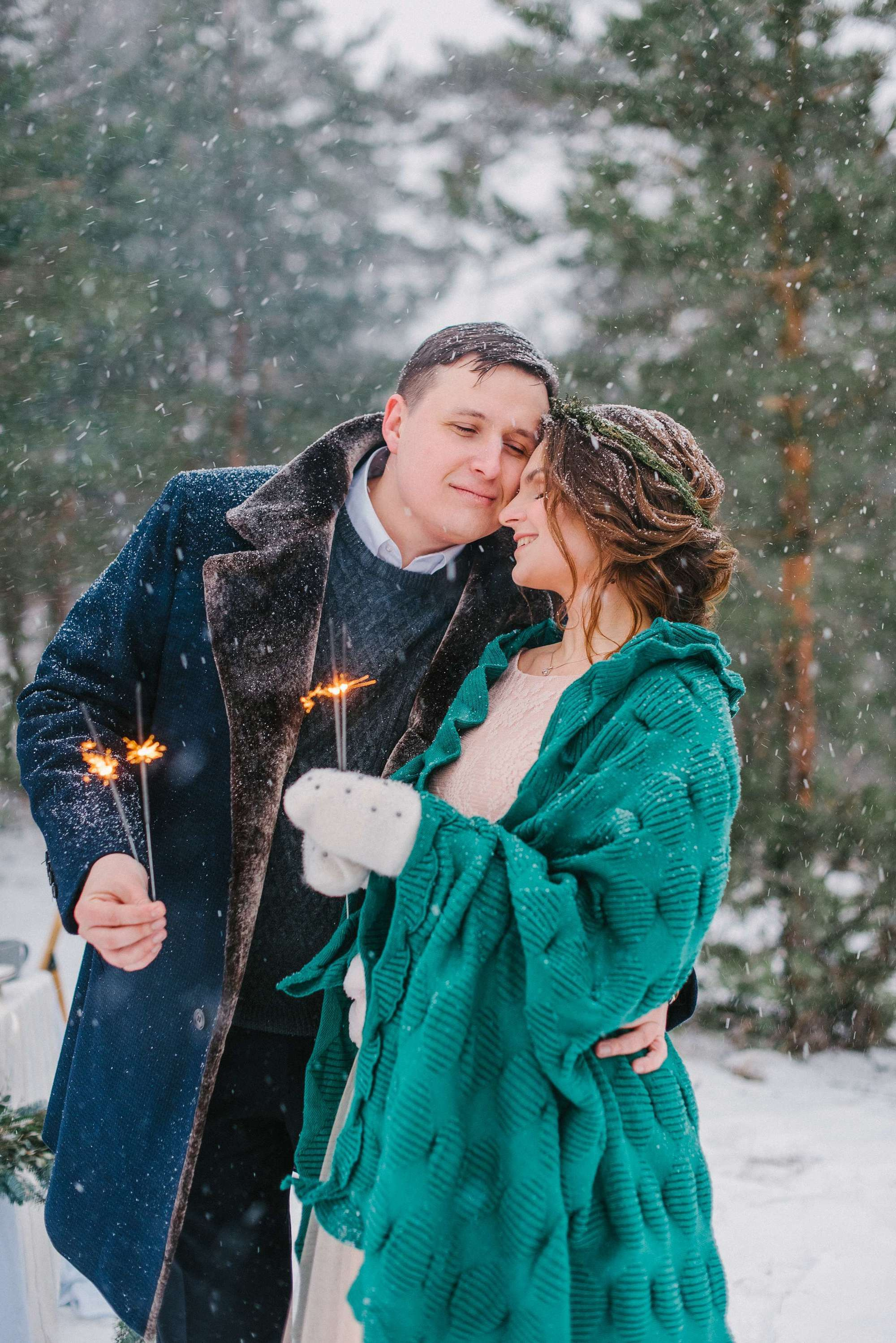 Sasha & Kolya, real winter wedding. Свадебный фотограф Аня Милграм