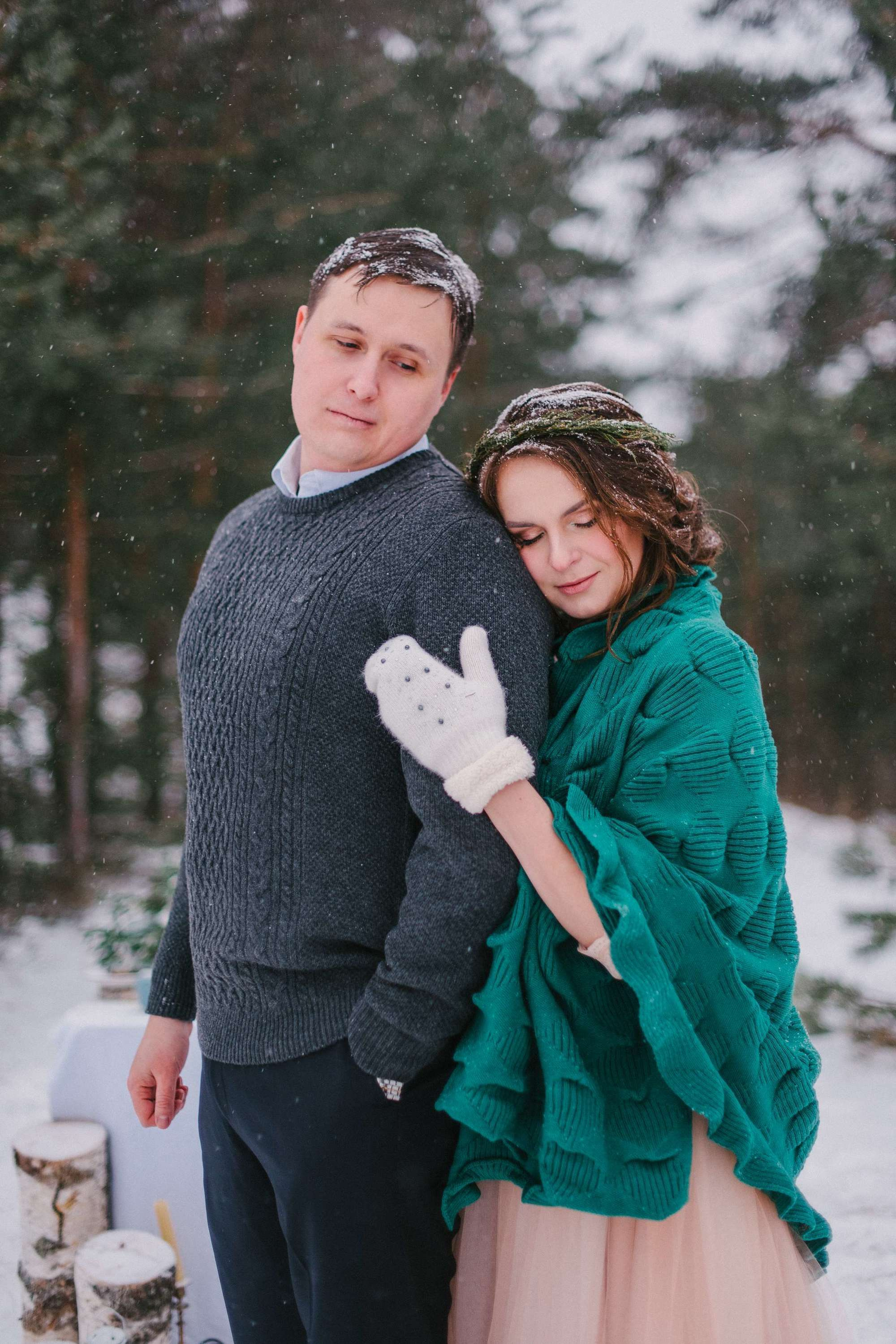 Sasha & Kolya, real winter wedding. Свадебный фотограф Аня Милграм