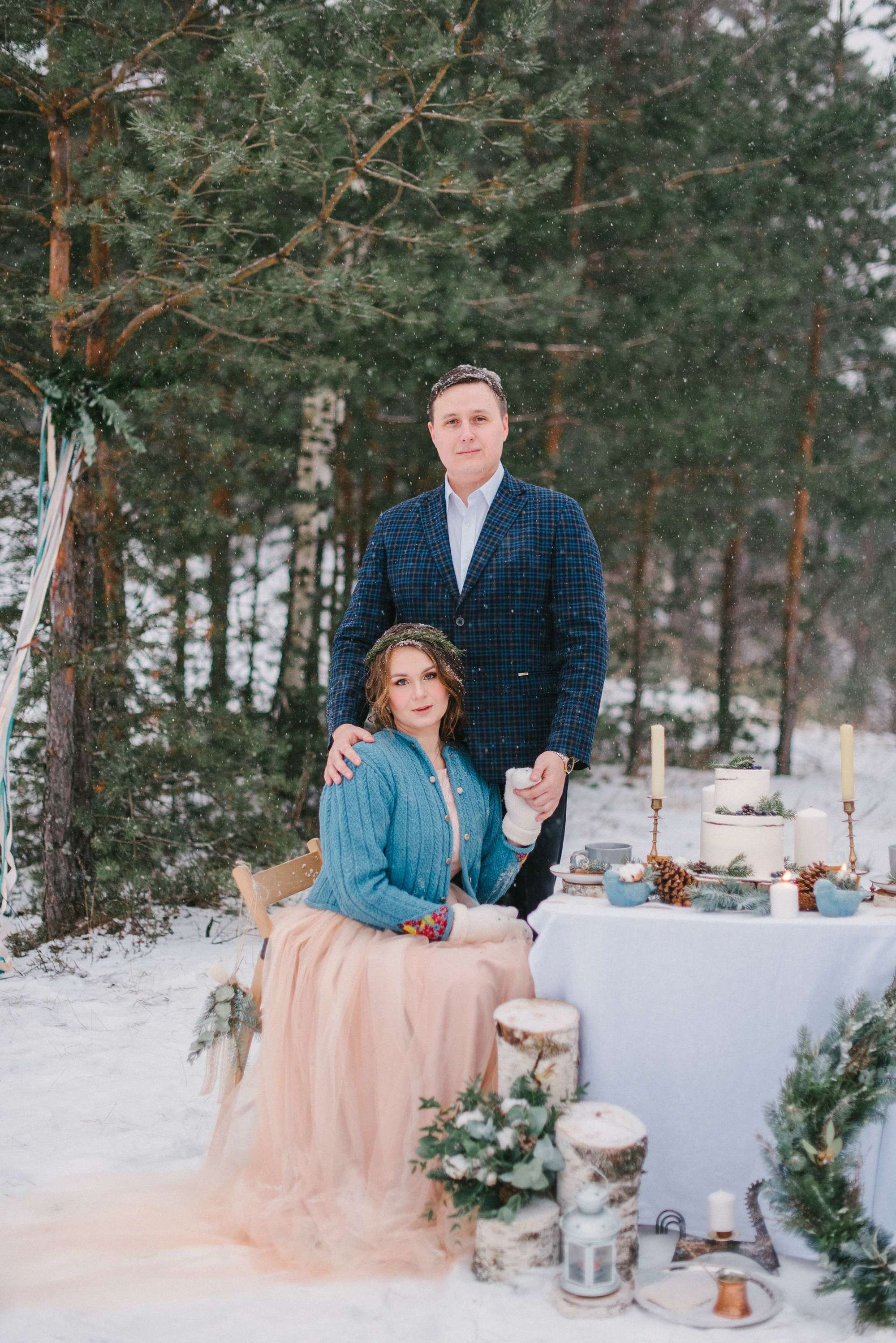Sasha & Kolya, real winter wedding. Свадебный фотограф Аня Милграм