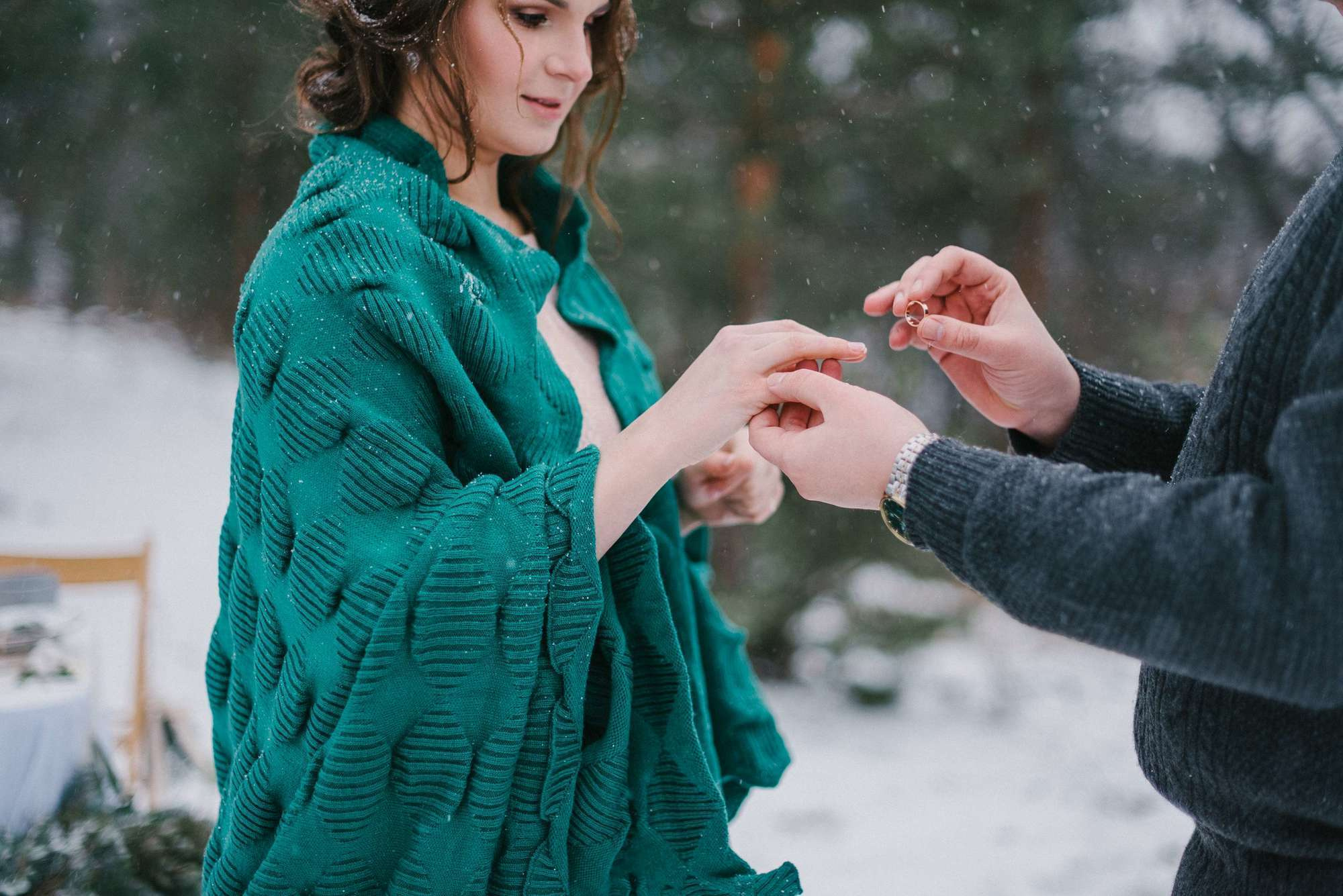 Sasha & Kolya, real winter wedding. Свадебный фотограф Аня Милграм