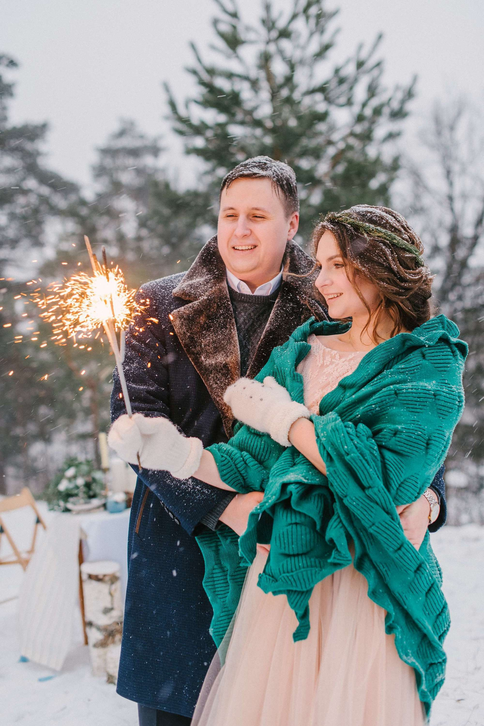 Sasha & Kolya, real winter wedding. Свадебный фотограф Аня Милграм