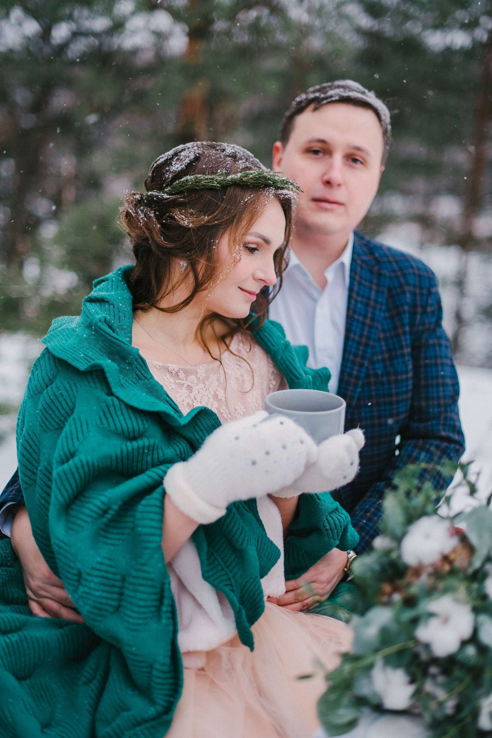 Sasha & Kolya, real winter wedding. Свадебный фотограф Аня Милграм