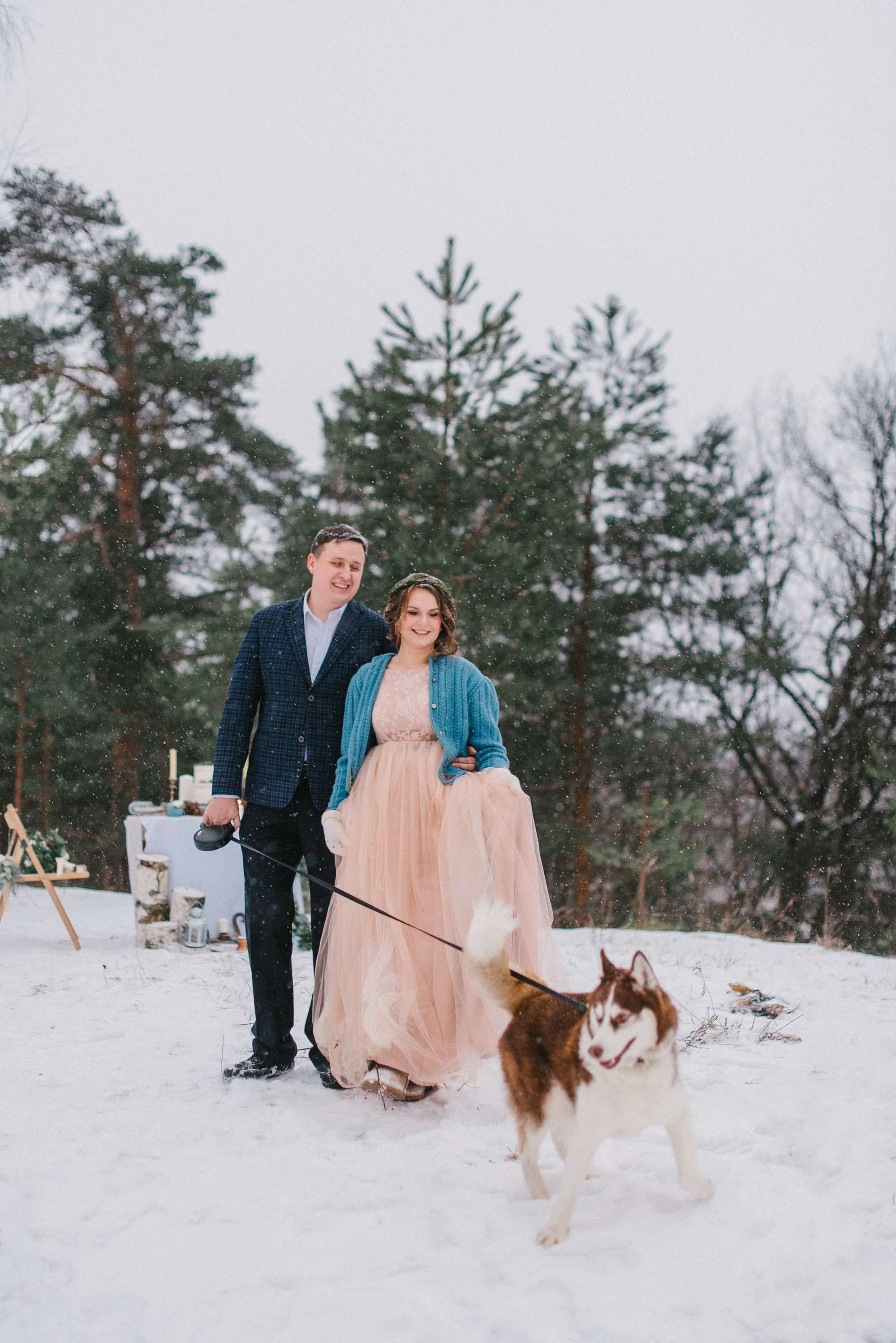 Sasha & Kolya, real winter wedding. Свадебный фотограф Аня Милграм