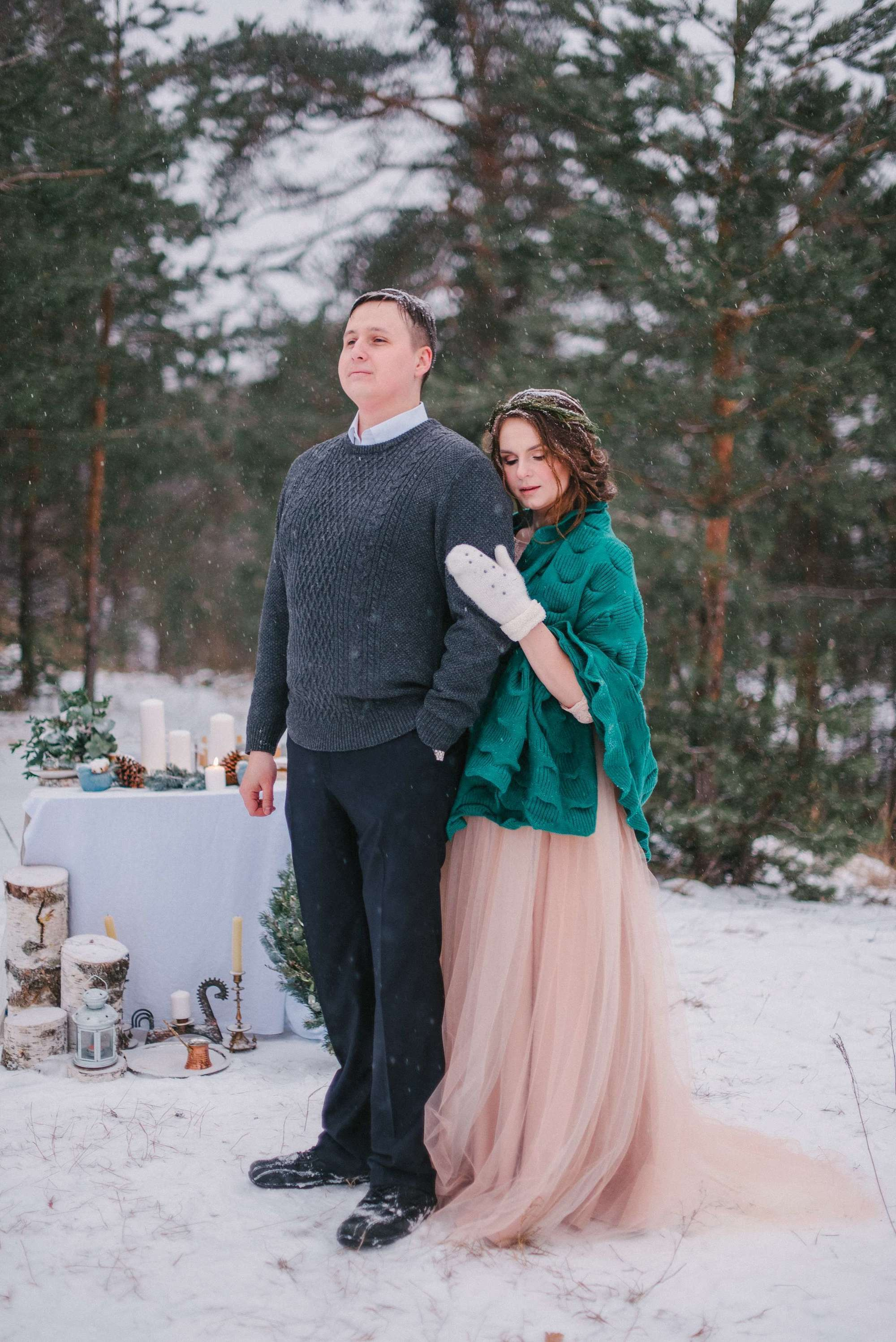 Sasha & Kolya, real winter wedding. Свадебный фотограф Аня Милграм