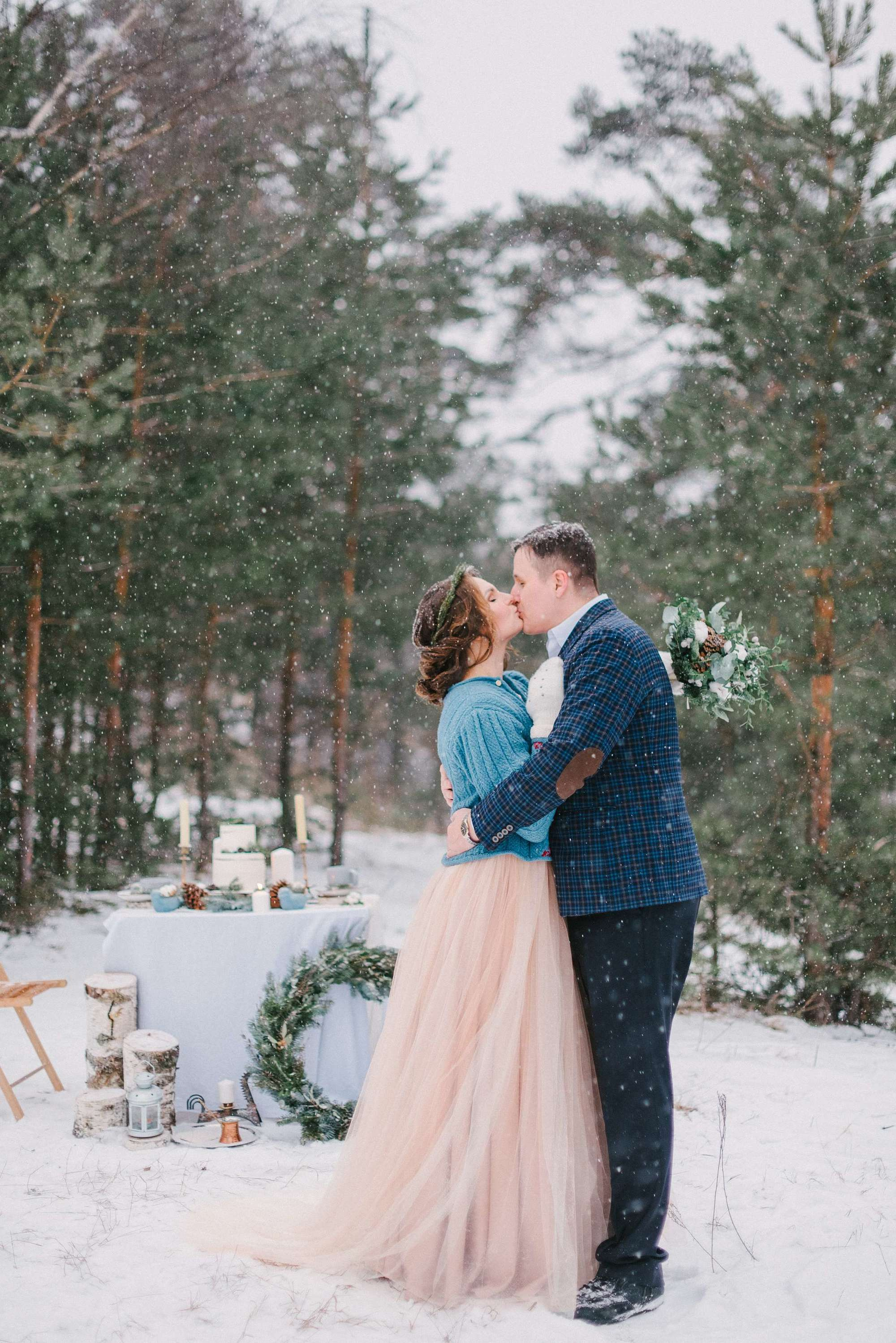 Sasha & Kolya, real winter wedding. Свадебный фотограф Аня Милграм