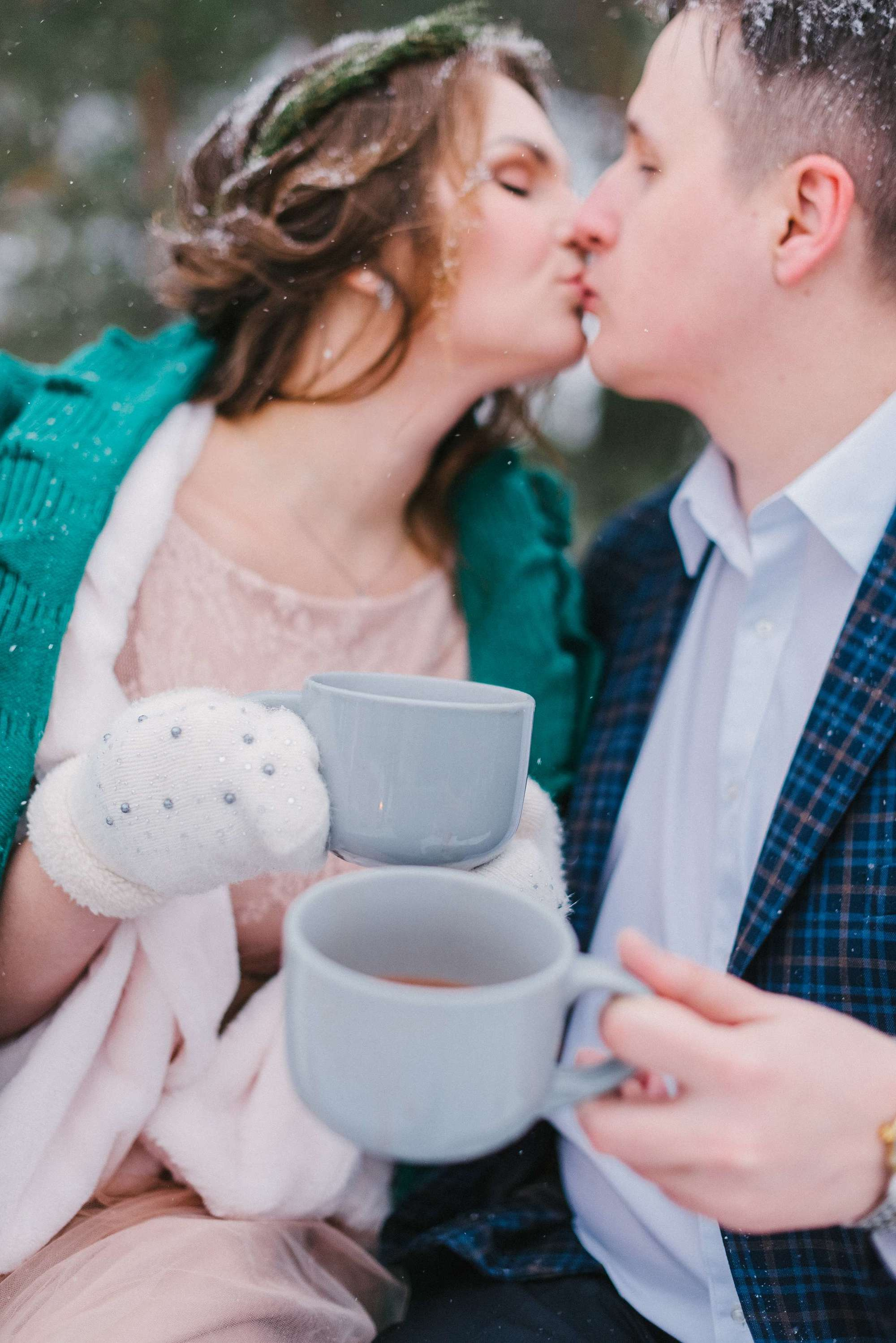 Sasha & Kolya, real winter wedding. Свадебный фотограф Аня Милграм