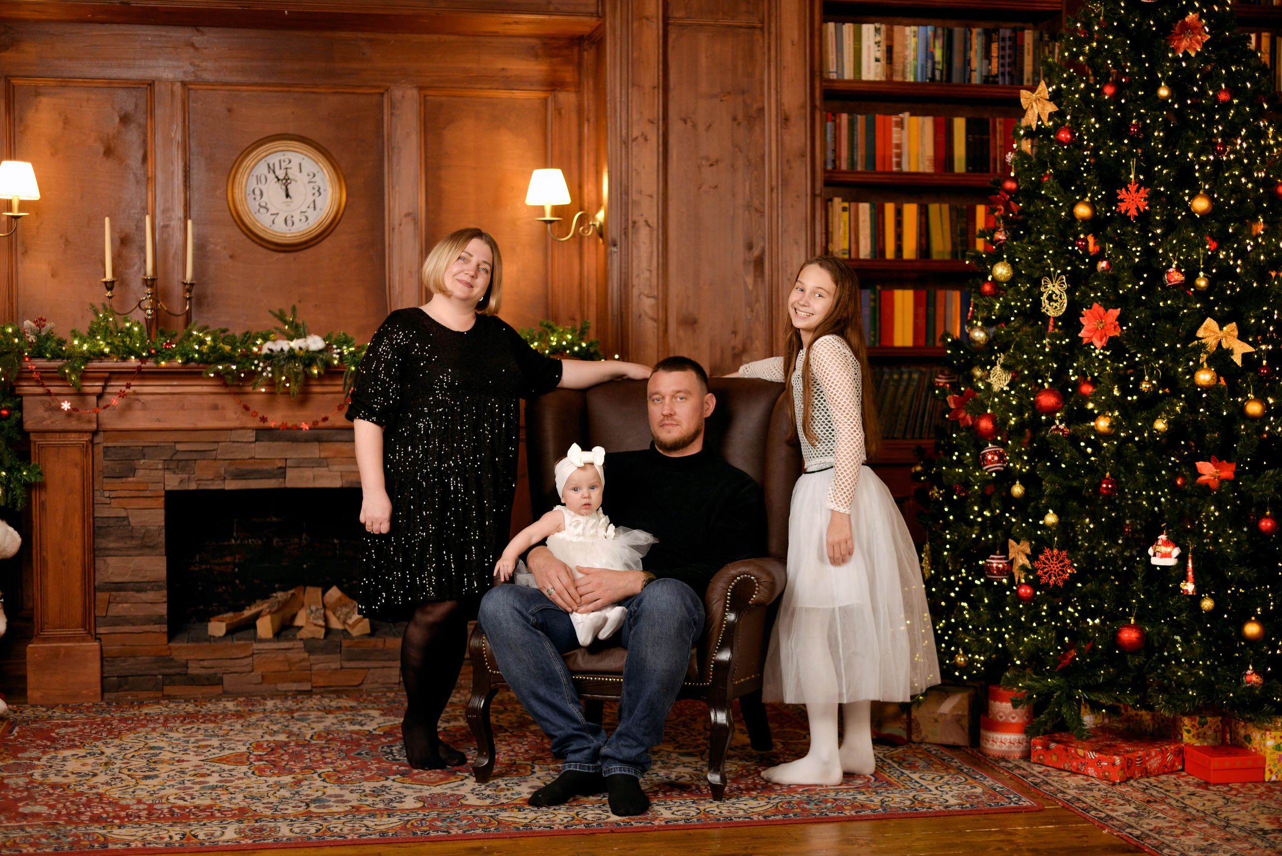 Новогодние съёмки в студиях. Семейный и свадебный фотограф Галина Абакумова, фотосессии в Белгороде