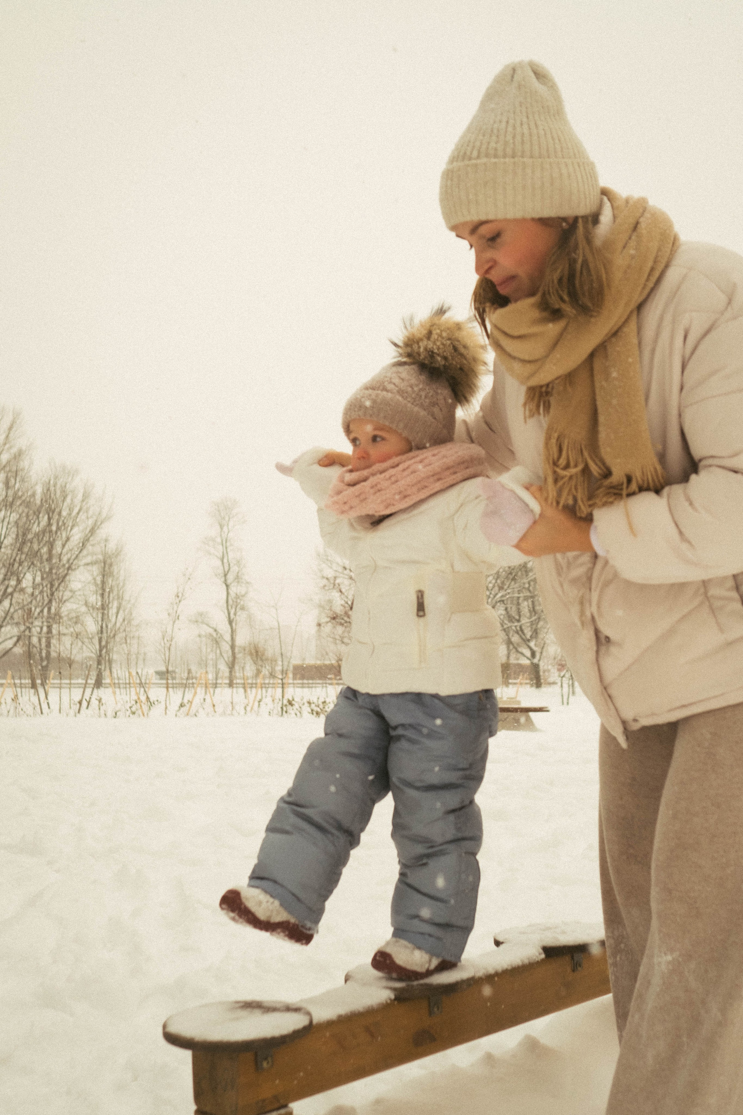Зимняя прогулка Маргариты и Мариночки. Семейный фотограф в Санкт-Петербурге Дарья Косянчук