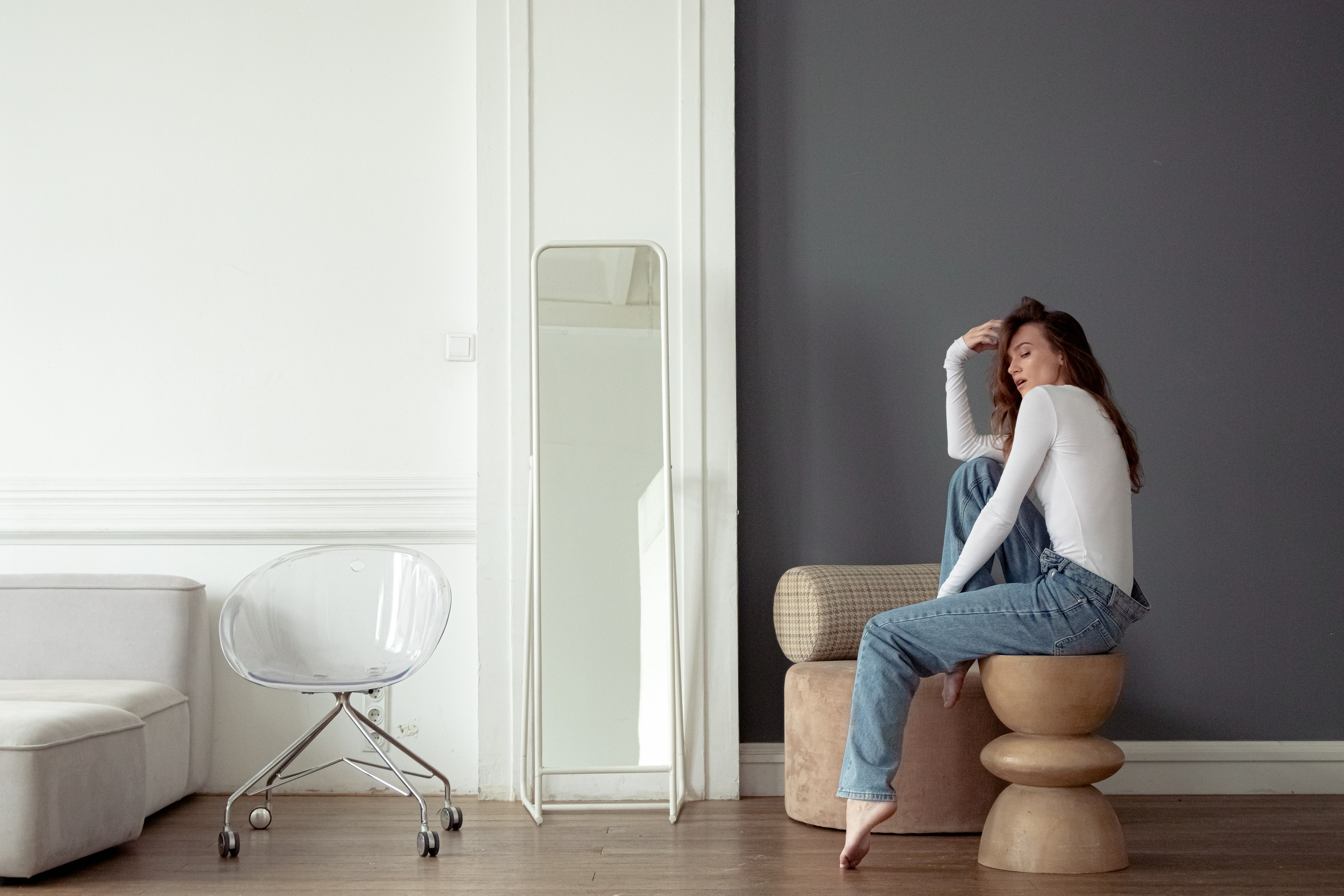 Фотокарточки с воркшопа на котором Анхен показывала мастерство позиров. Портретный и пейзажный фотограф Никита Павлов