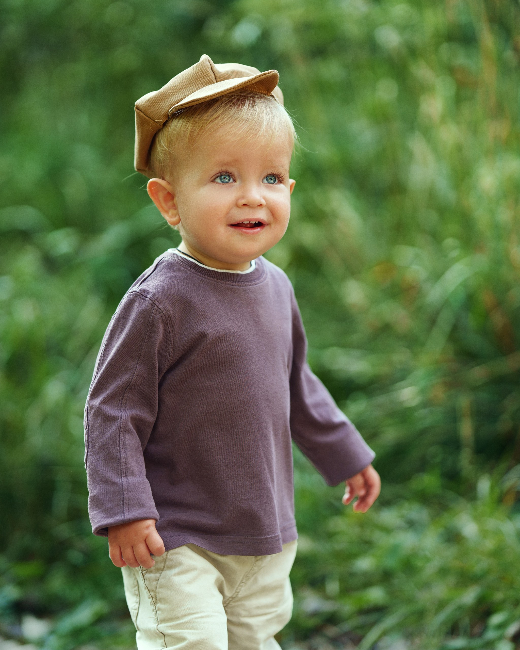 Фотосессия — маленький грибник. Фотограф в Москве — Евгений Мельников