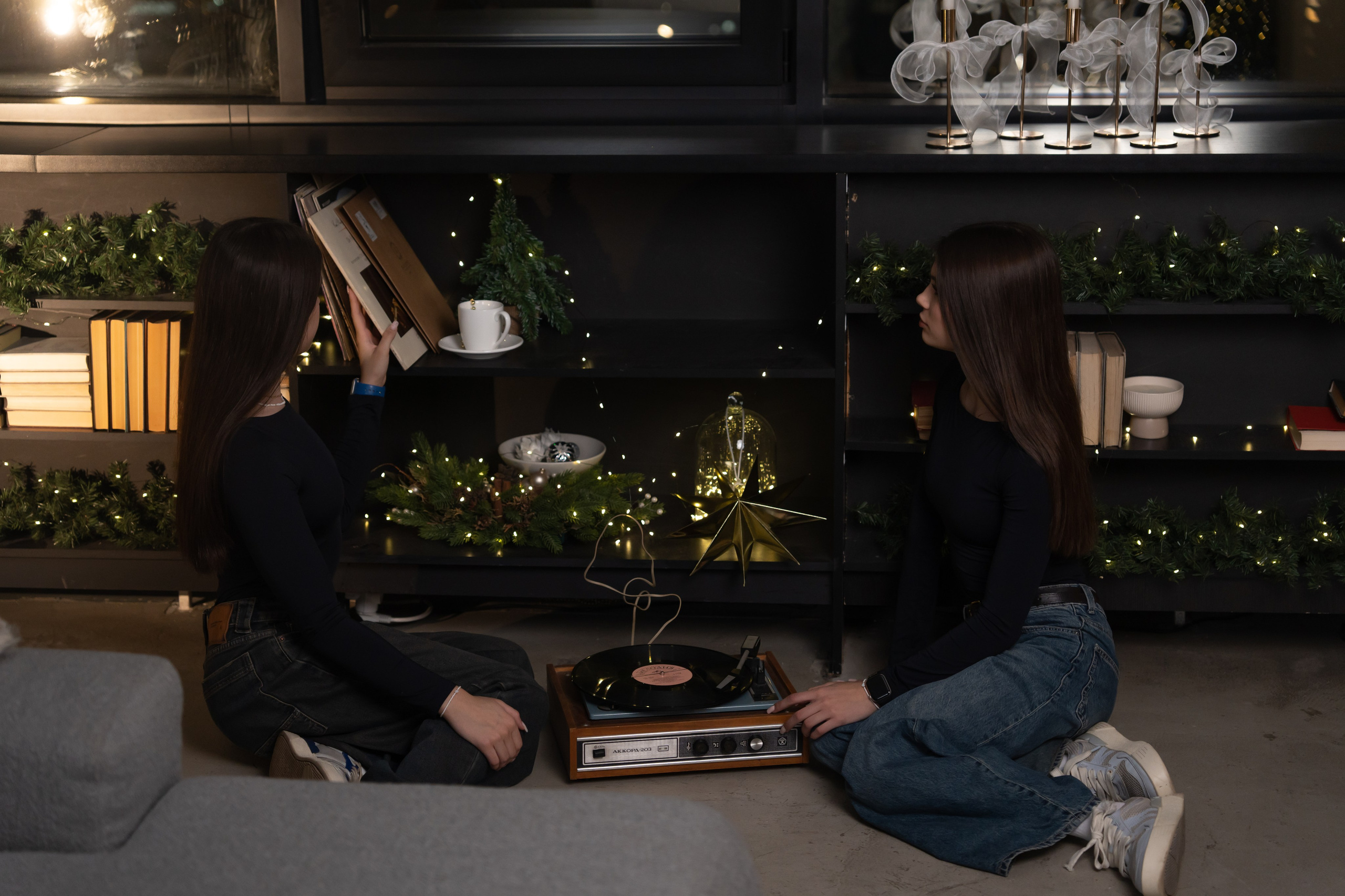 Новогодняя фотосессия для дружной семьи. Фотограф в Красноярске. Юлия Чаушанская