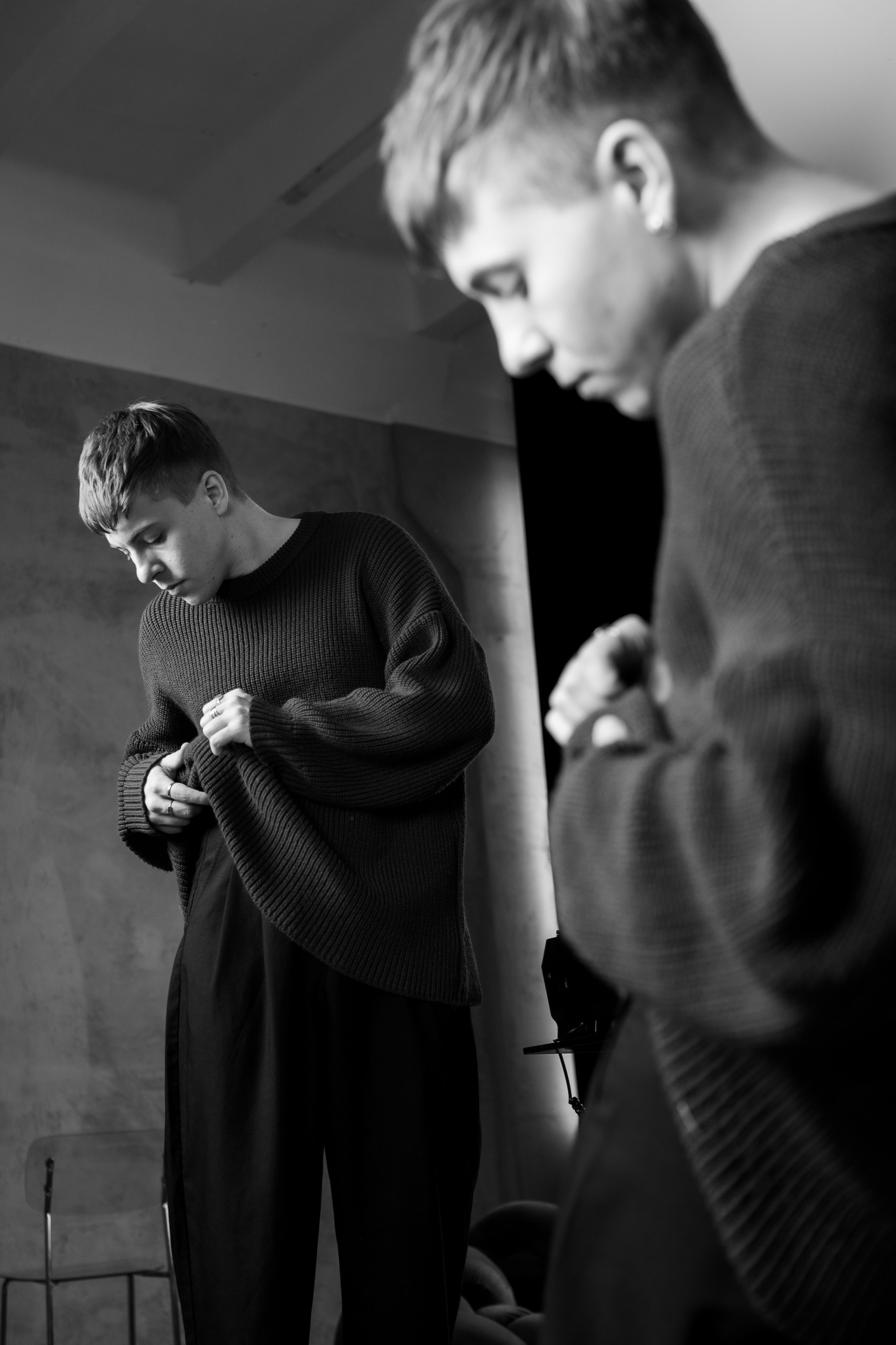 Мужской черно-белый портрет. Фотограф и видеограф в Москве Анна Матюхина