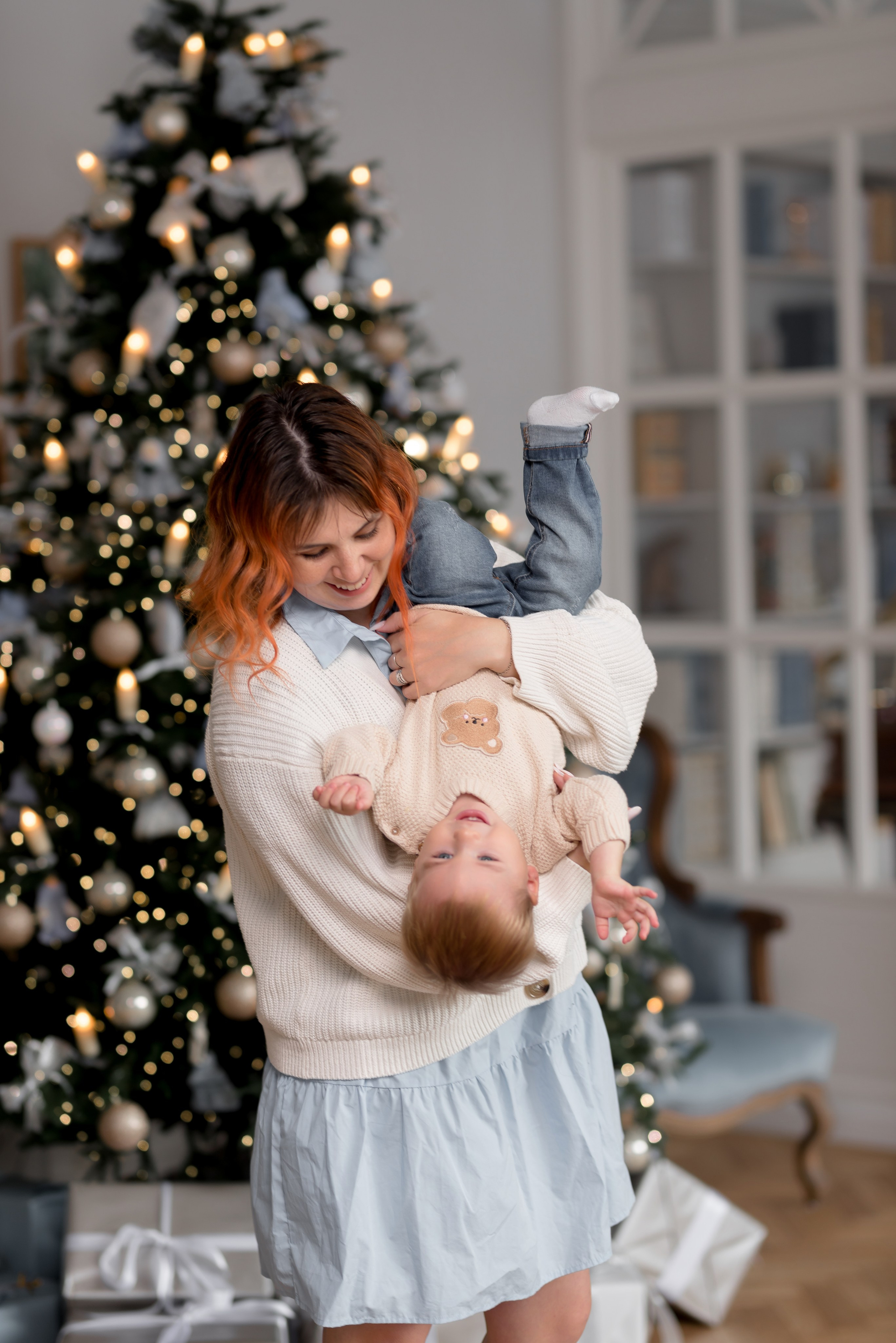 Новогодняя фотосессия Юлия и Саша. Портретный фотограф в г. Москва Солнцево Яковлева Анастасия