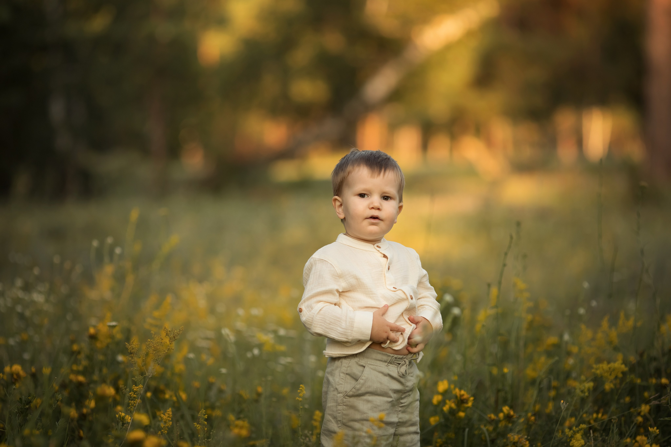 Солнечный лес. Семейный и детский фотограф в Саратове Полина Коткина