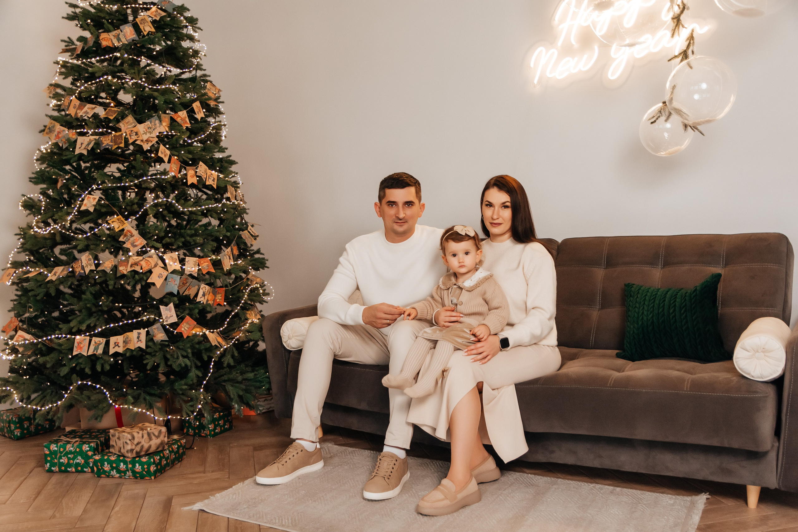 Семейная новогодняя фотосессия Татьяны. Семейный и детский фотограф Кущ Наташа