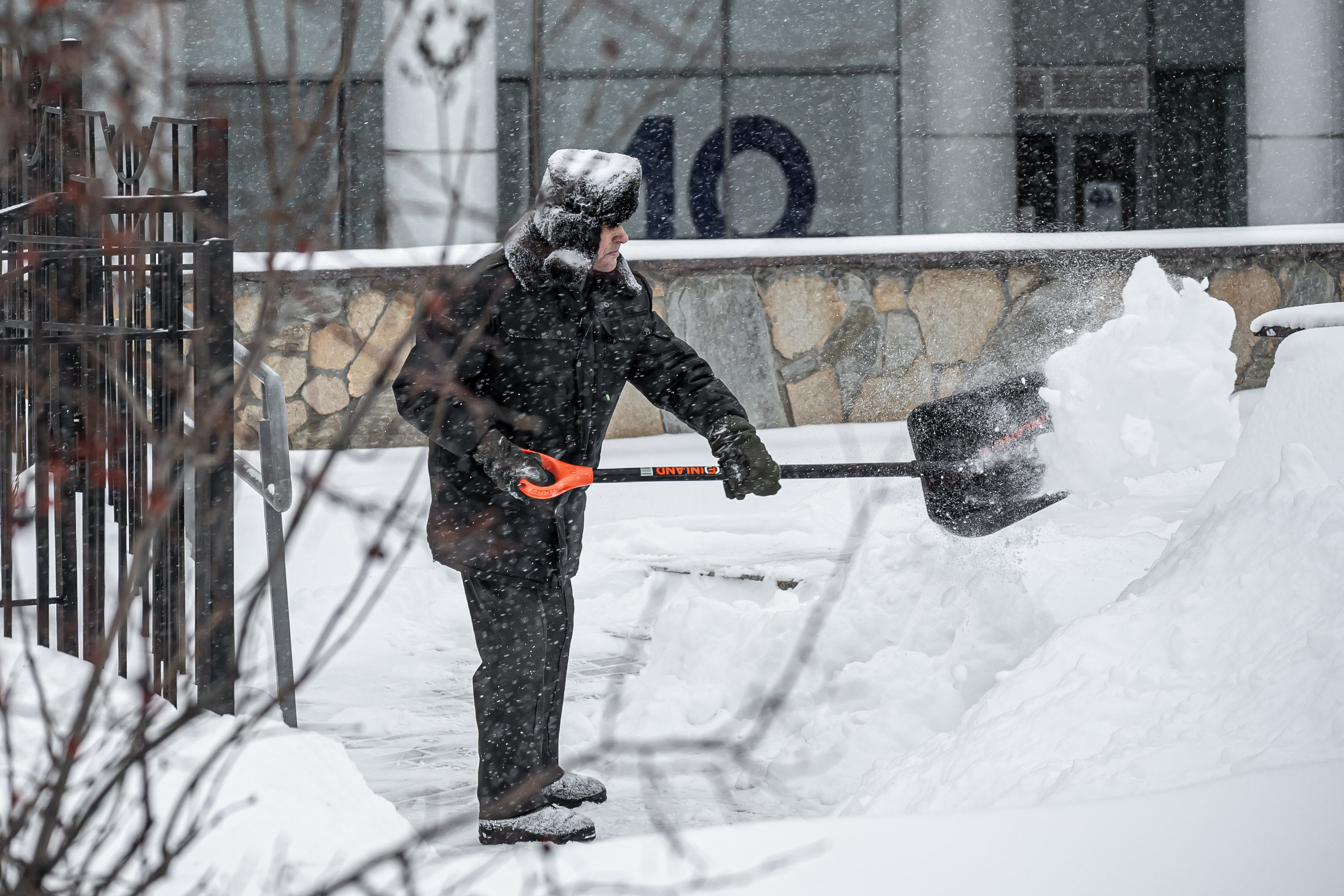Снегопад. Репортажный фотограф