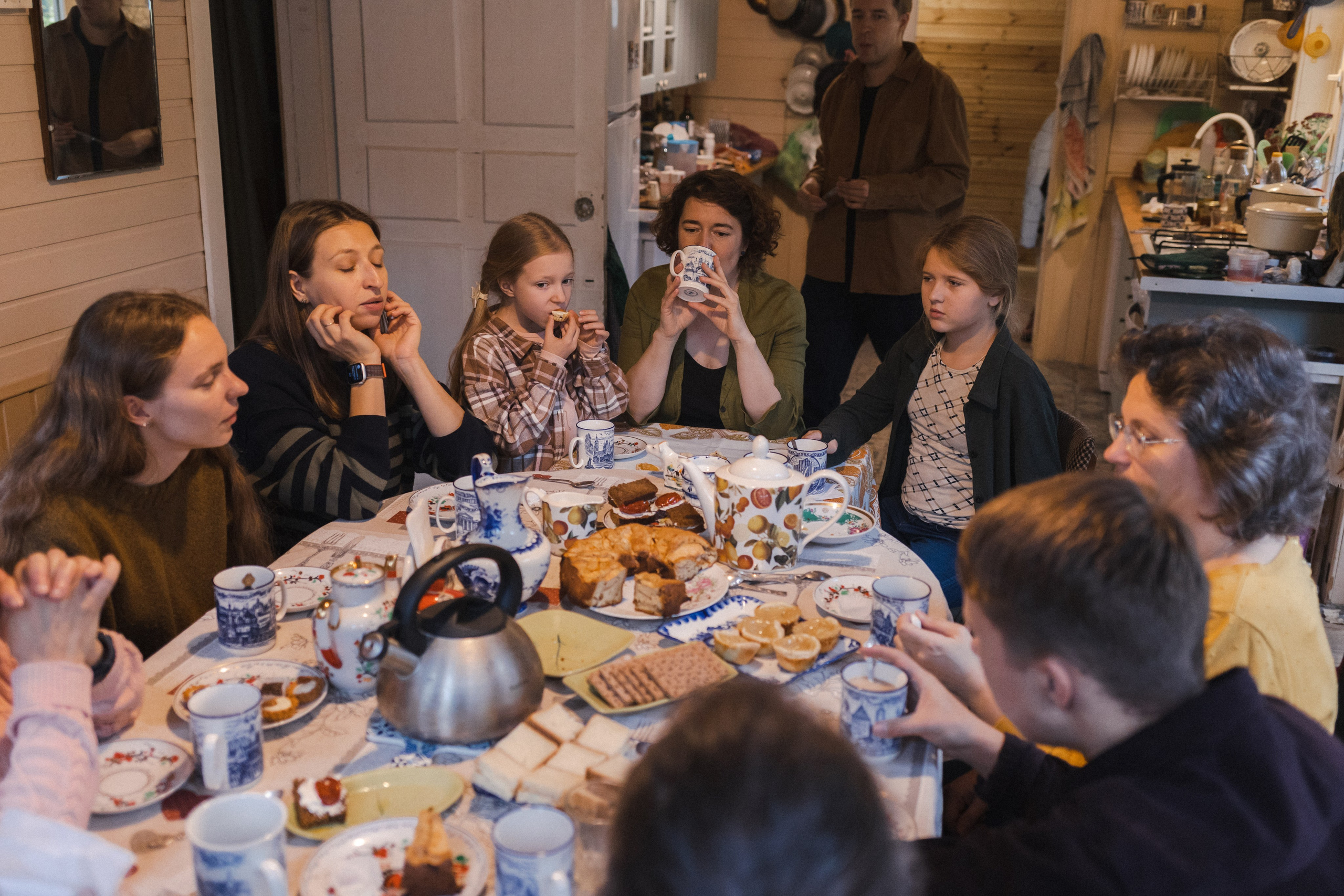 Five o'clock (история большой семьи). Семейный фотограф в Москве
