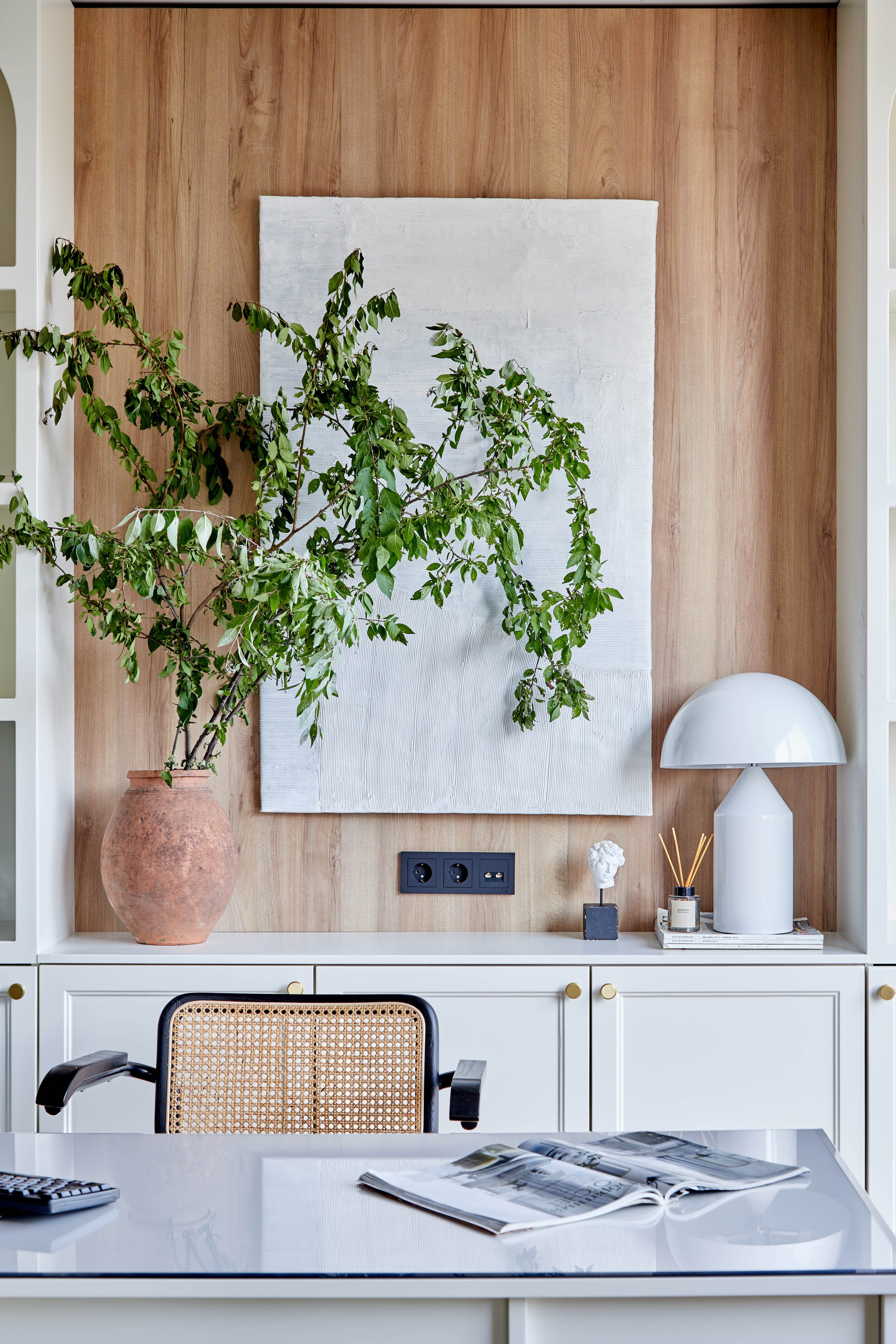 Реализованный проект офиса дизайнера Прасковьи Шевченко. Интерьерный фотограф Краснодар. Галина Ладыгина