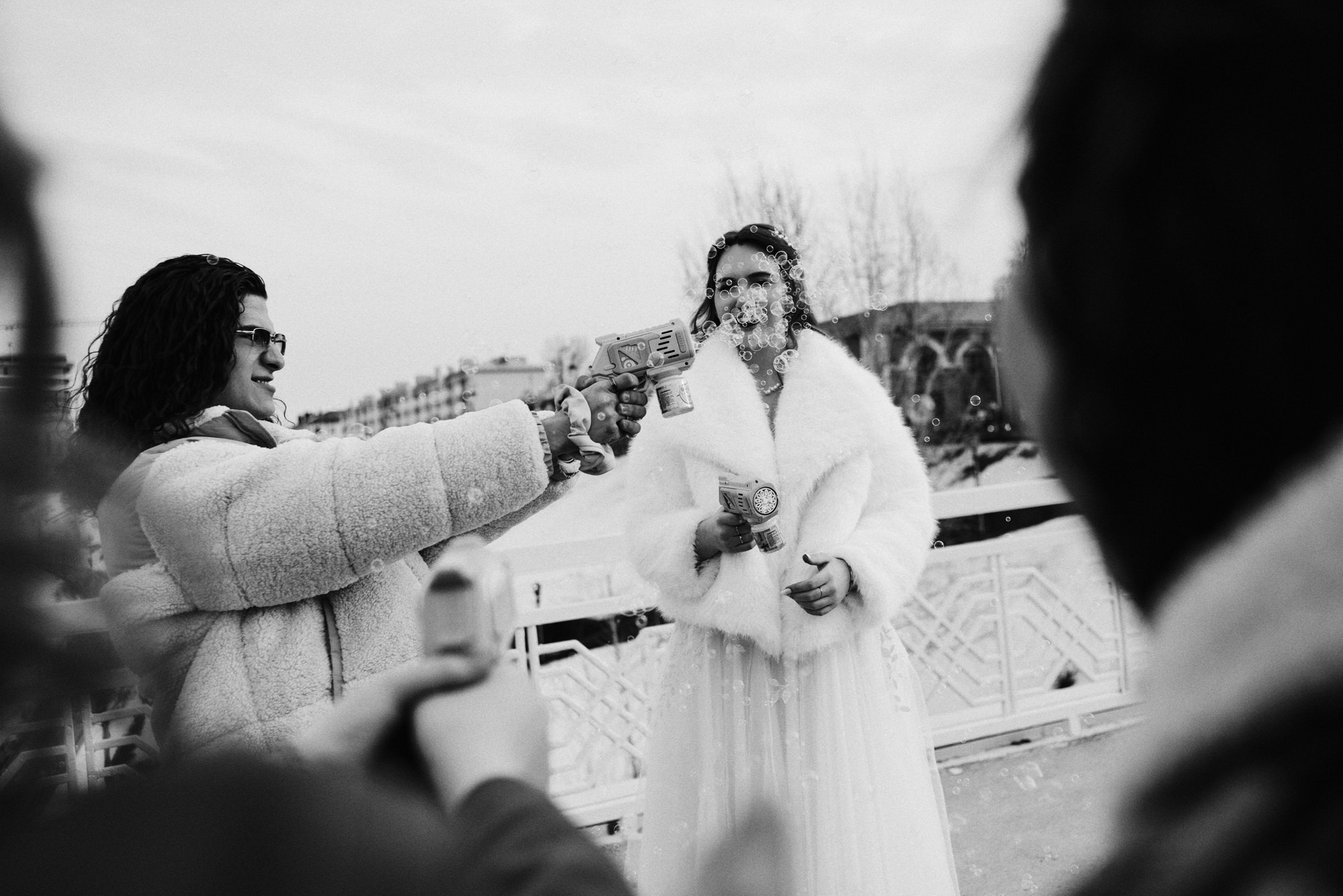 Свадебная прогулка по знаковым местам Тюмени зимой