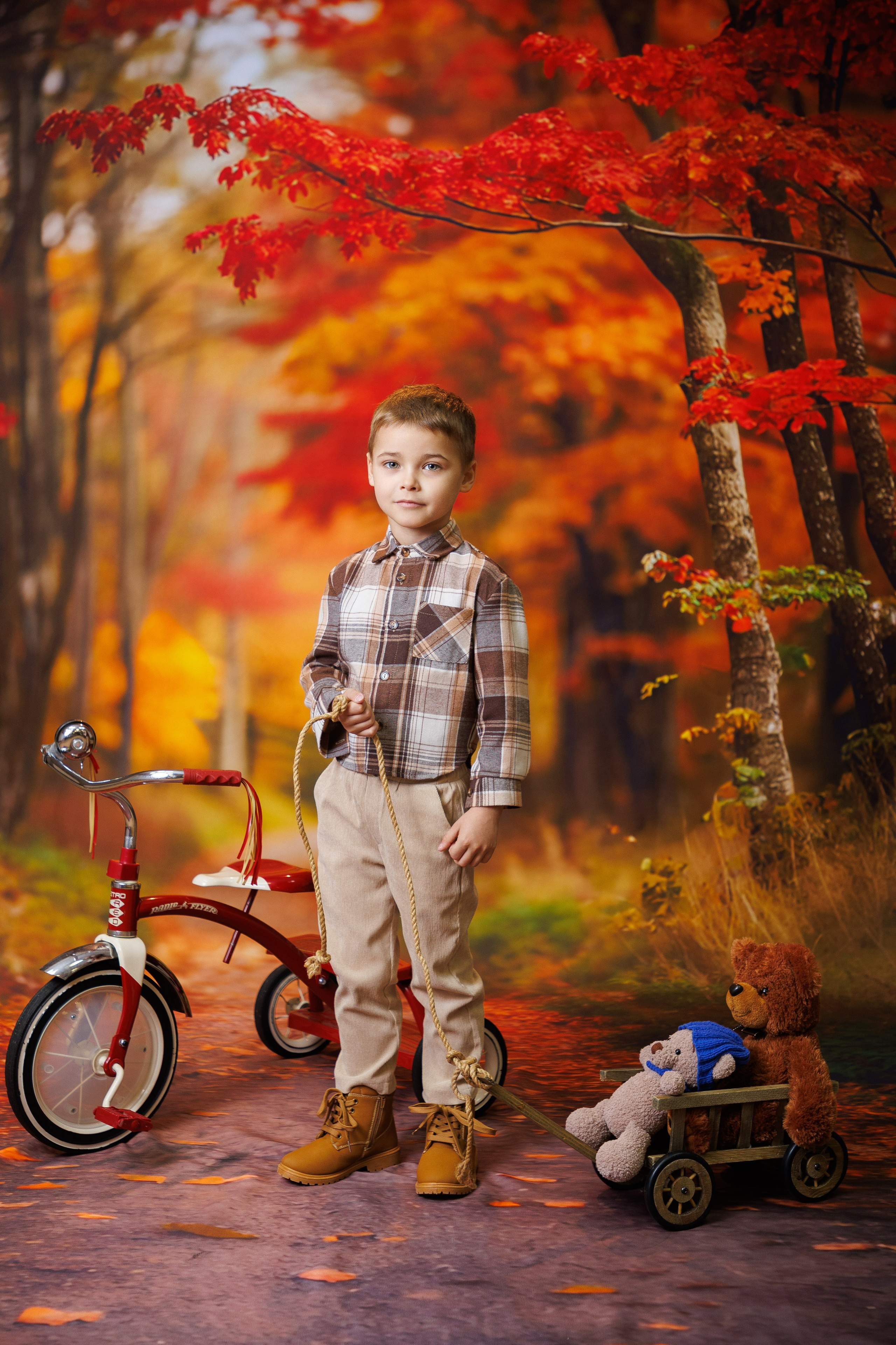 Велосипед. Детская фотостудия Москва