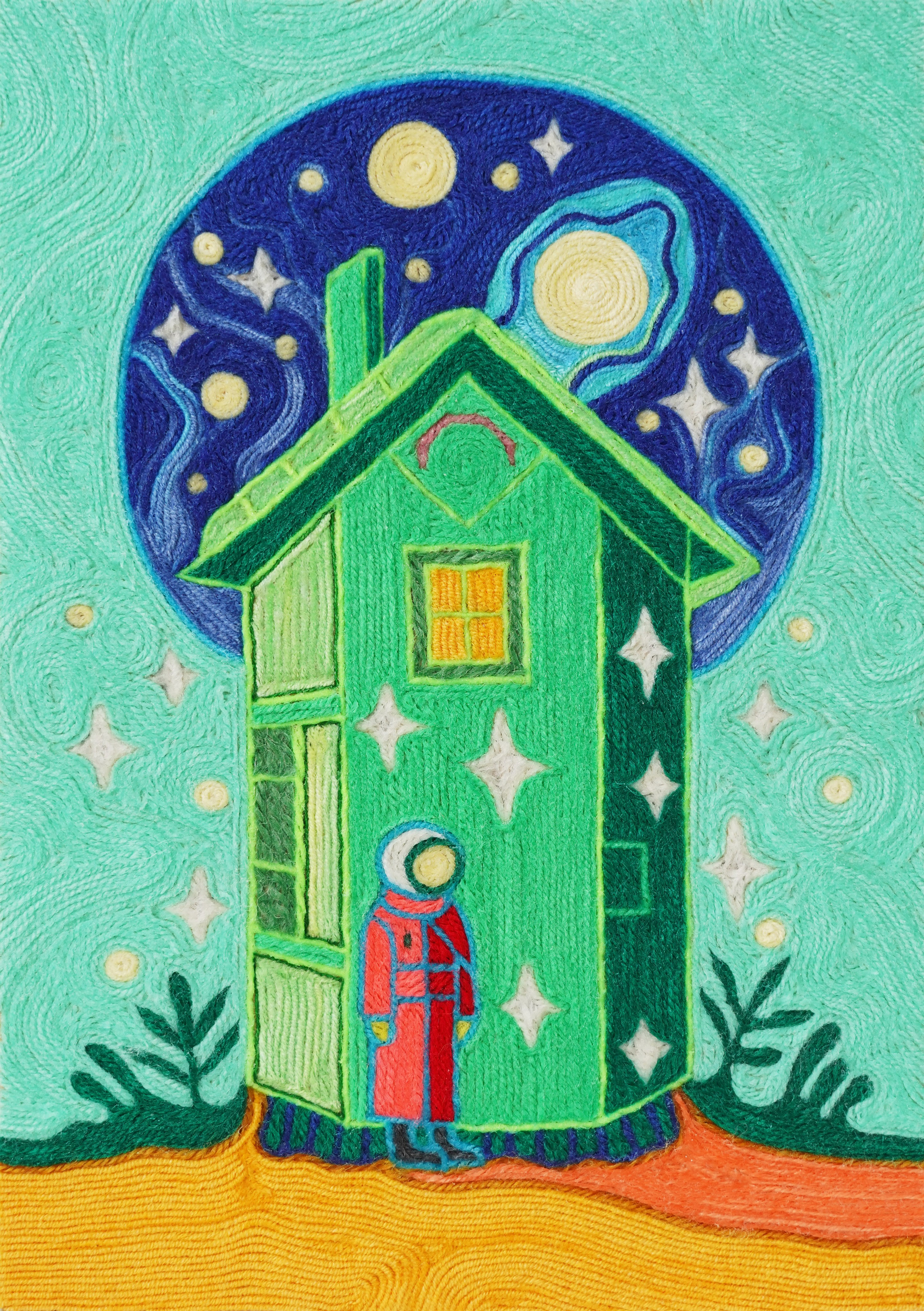 Серия авторских картин «Дом». Художник Katya Warped г. Чебоксары