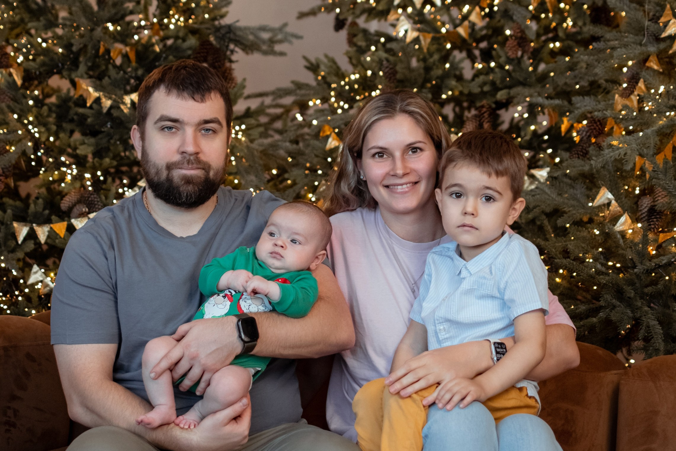 Новогодняя фотосессия для семьи Александры. Фотограф в Самаре | Катерина Гущина