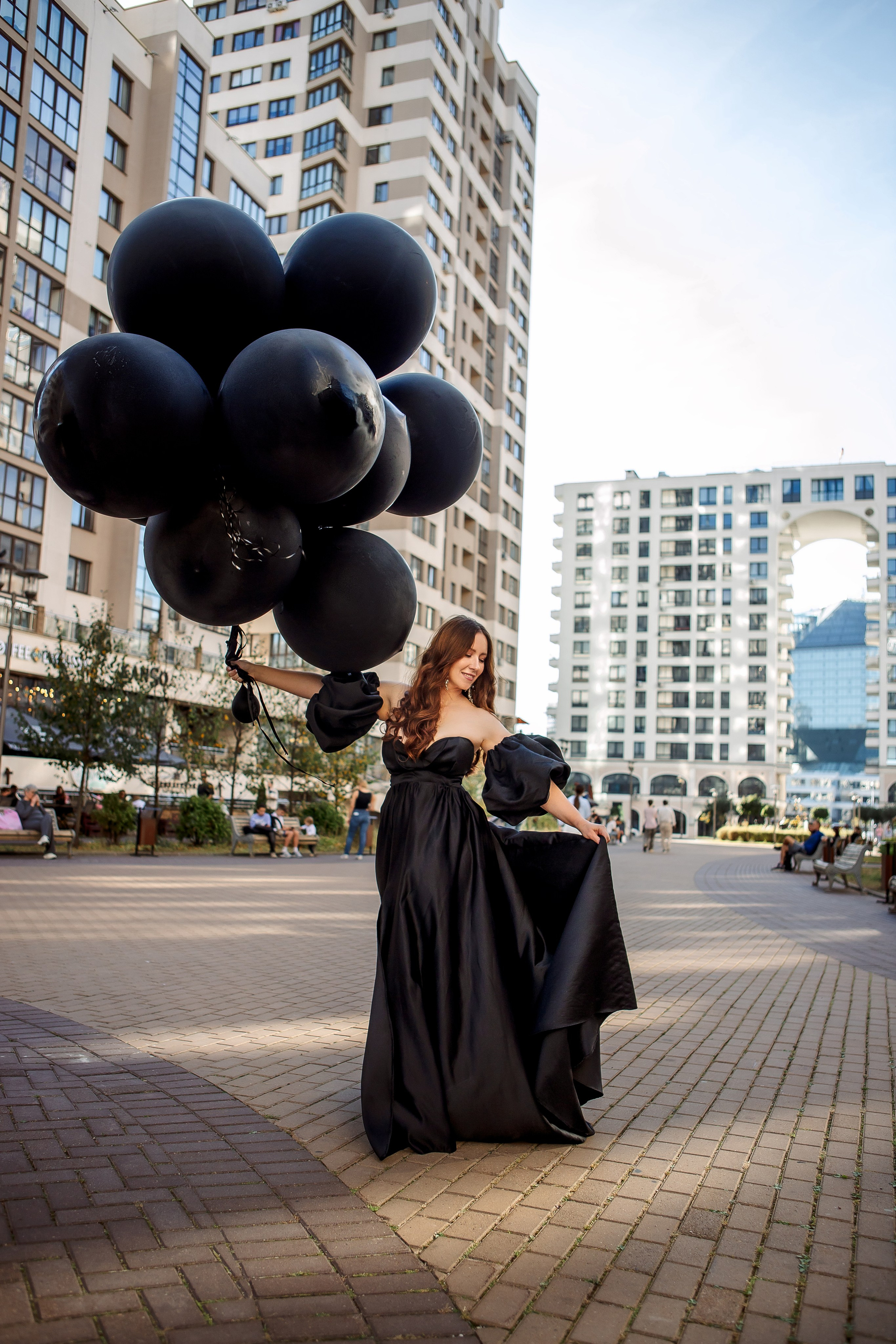 Екатерина. Прогулка с шарами. Семейный детский фотограф. Фотосессия в Минске